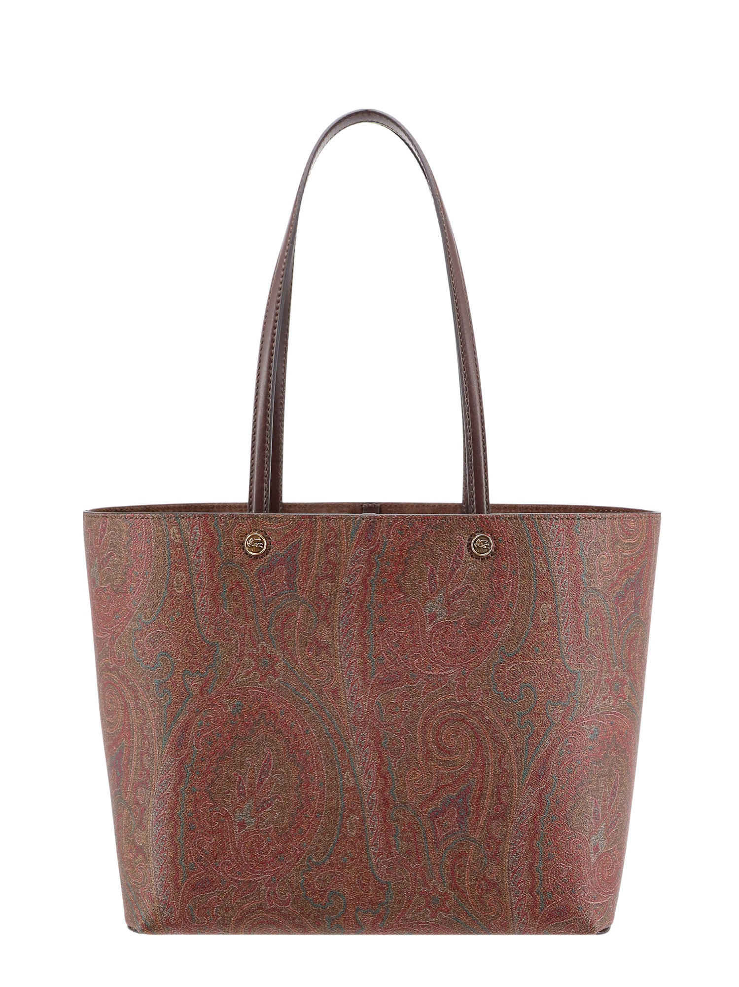 Shop Etro Shoulder Bag In Brown/red