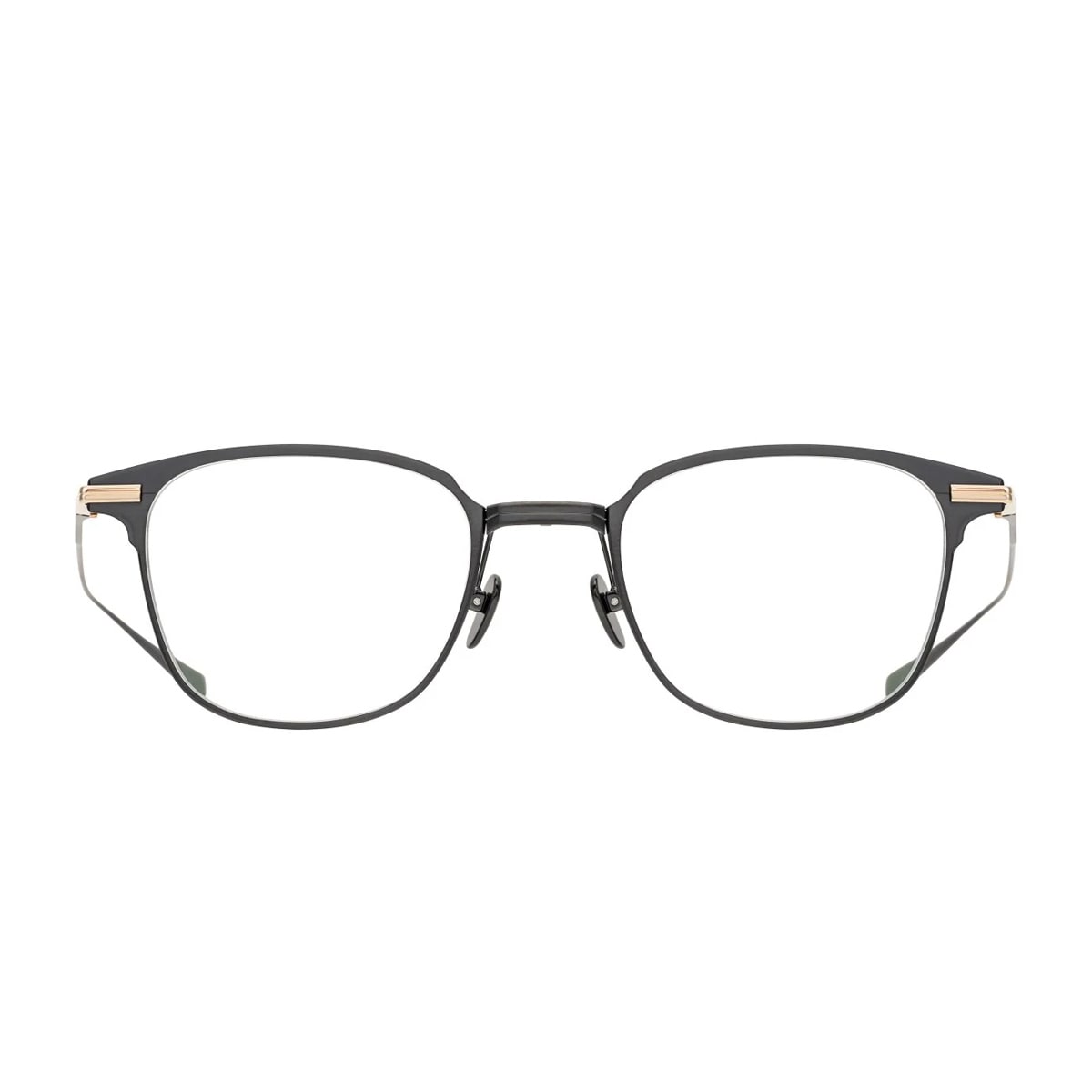 Shop Masunaga Madison 19 Black Glasses In Nero