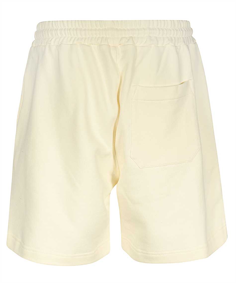 Msgm Cotton Bermuda Shorts In Neutral