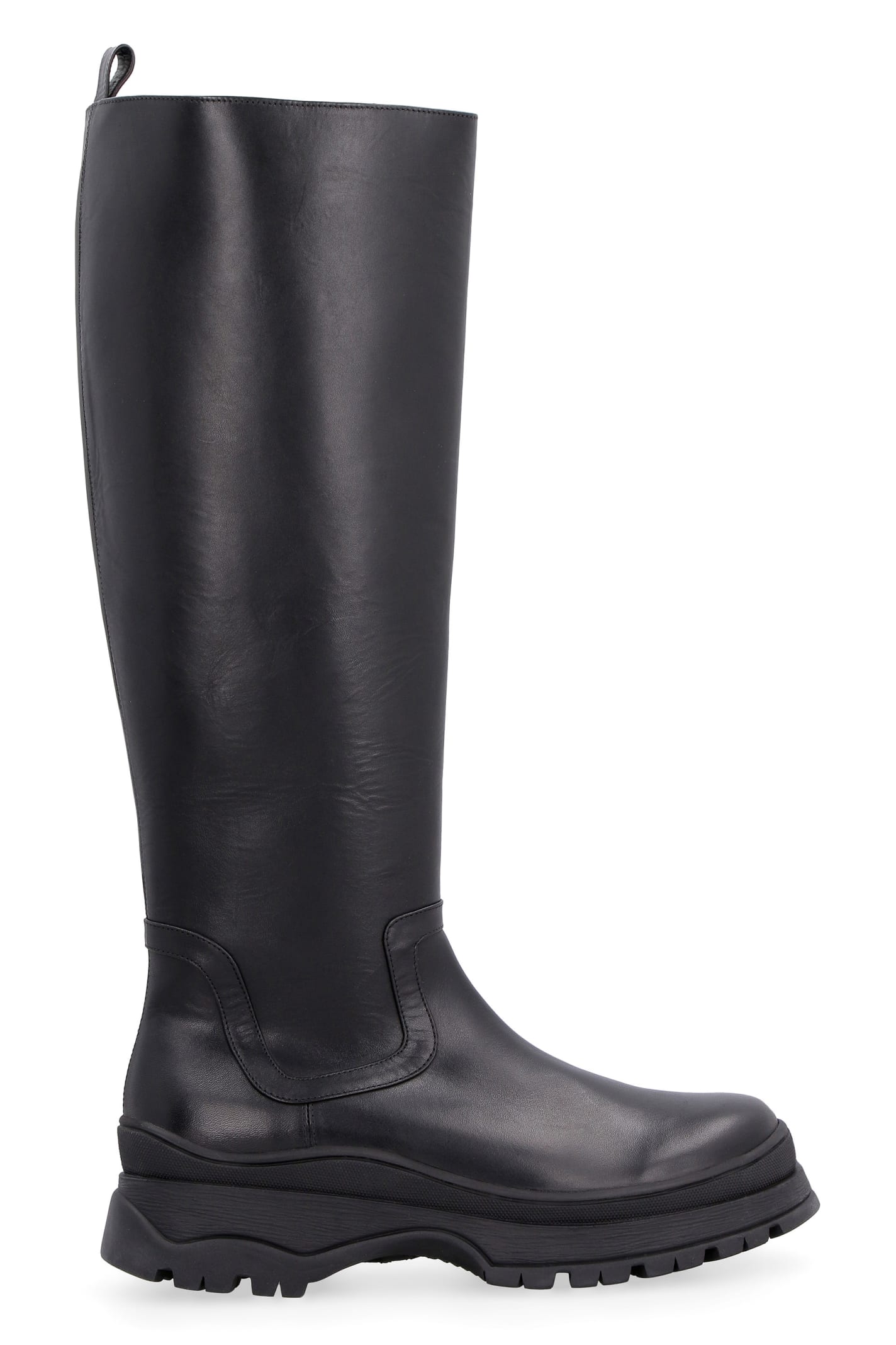 STAUD Bow Leather Boots