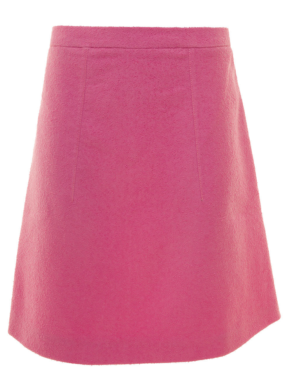 PATOU PINK A-LINE MINI-SKIRT IN POLYESTER WOMAN