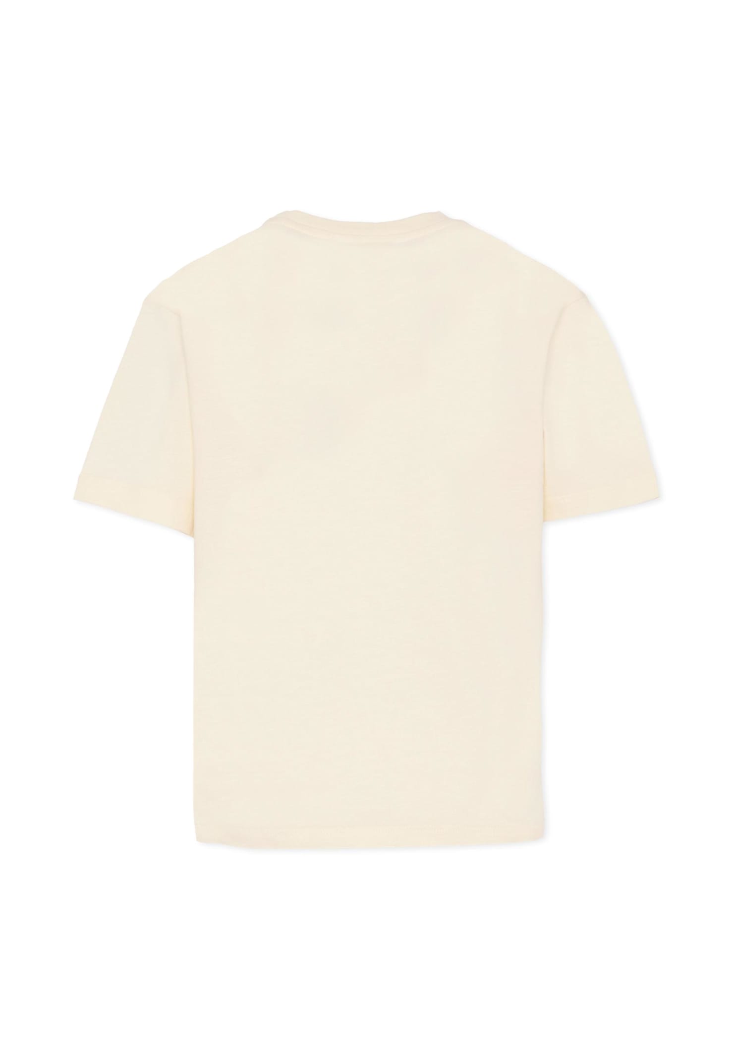 Msgm Graphic T-shirt In Neutral