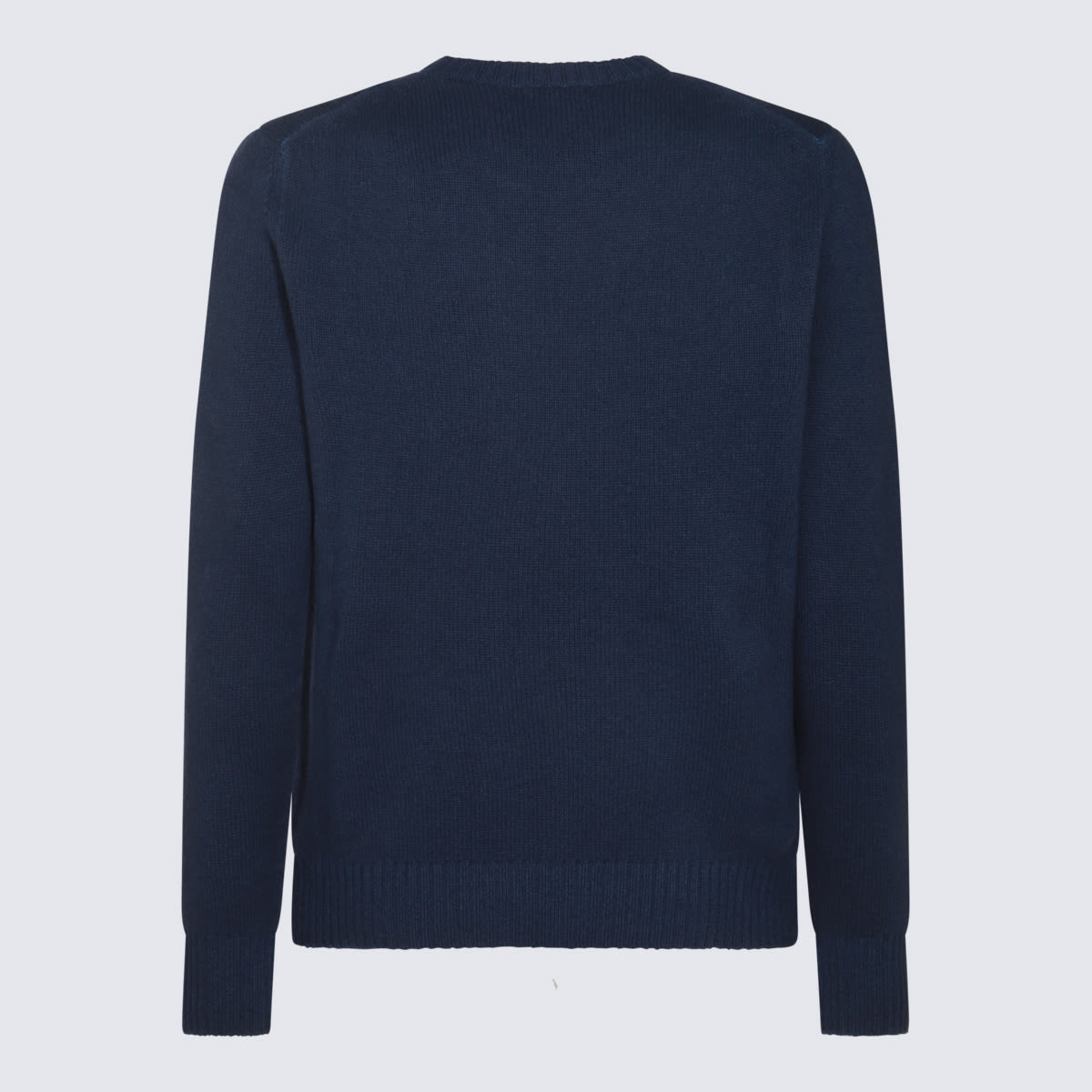 Shop Malo Blue Wool Knitwear In Grey