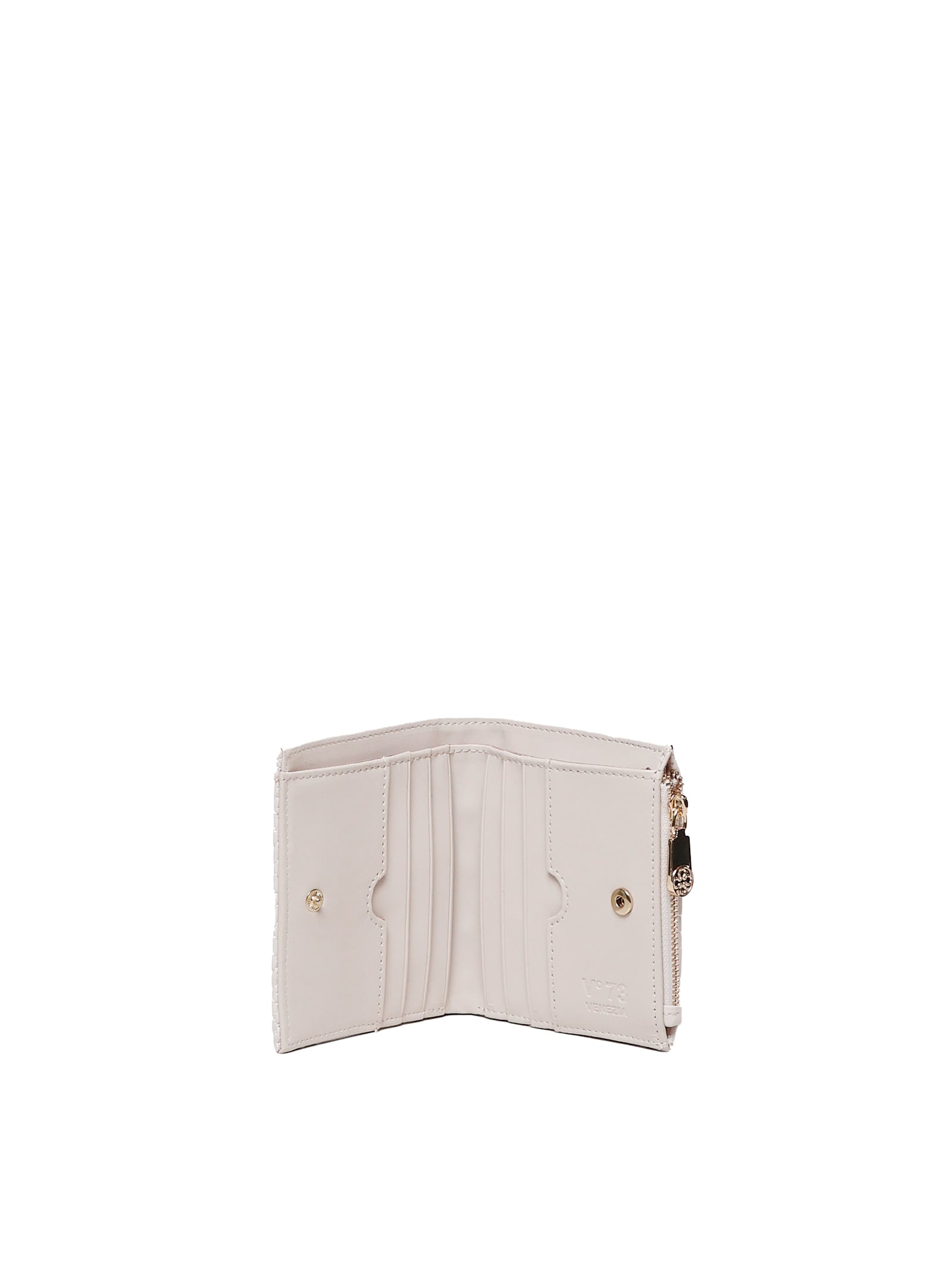 V73 Margaret Squared Wallet In White