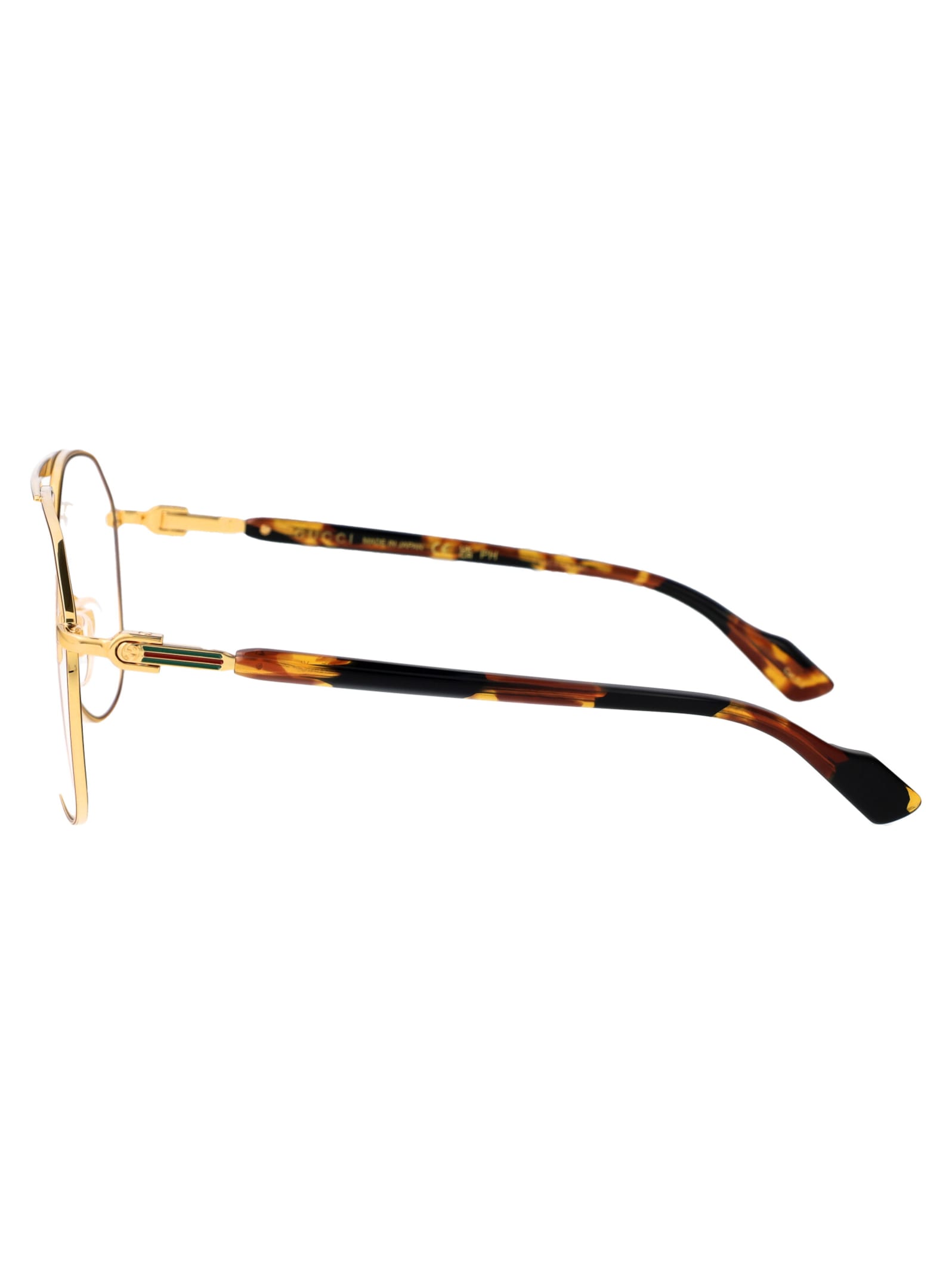 Shop Gucci Gg1220s Sunglasses In 005 Gold Gold Transparent