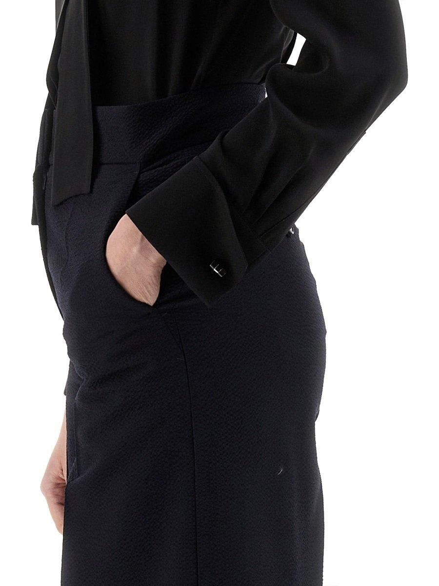 Max Mara Women's Shirt With Bow In Black