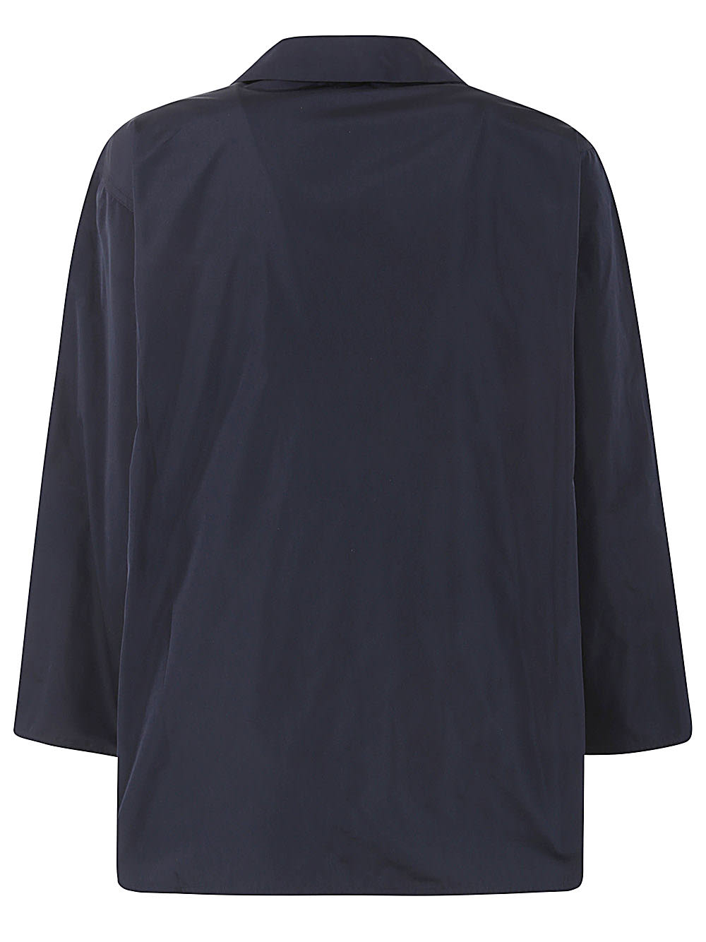 Shop Sofie D'hoore Long Sleeve Shirt With Front Applied Pocket In Midnight
