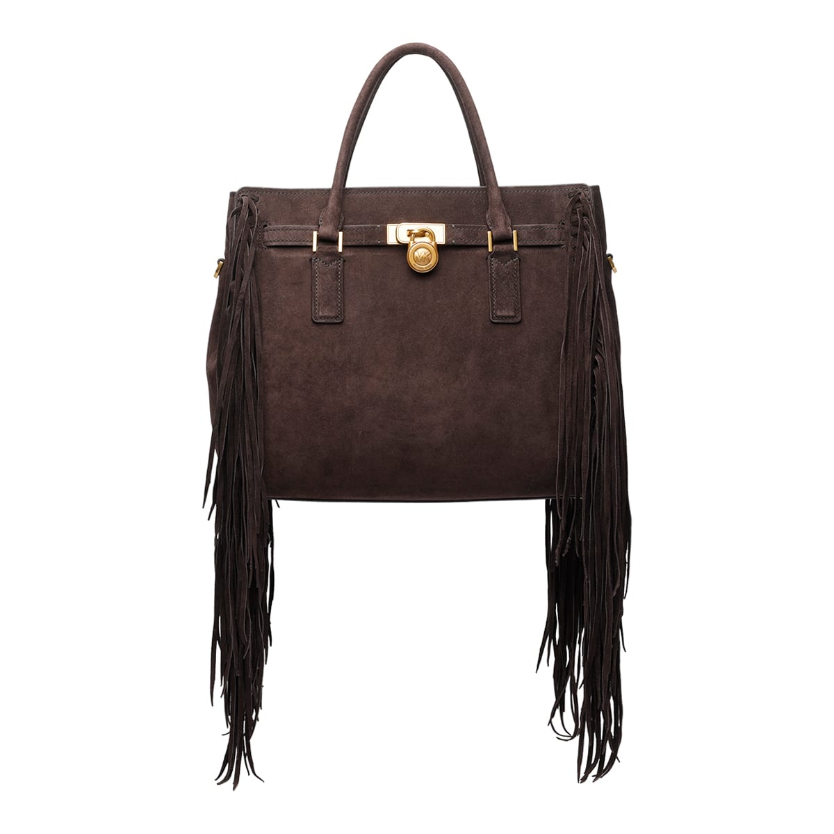 Michael Michael Kors Hamilton Satchel Bag In Brown