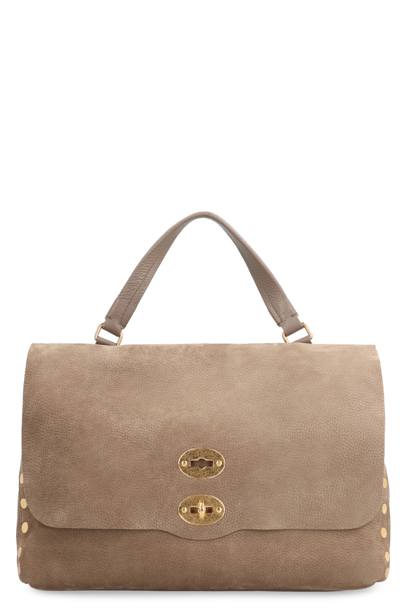 Shop Zanellato Postina M Leather Tote In Grey