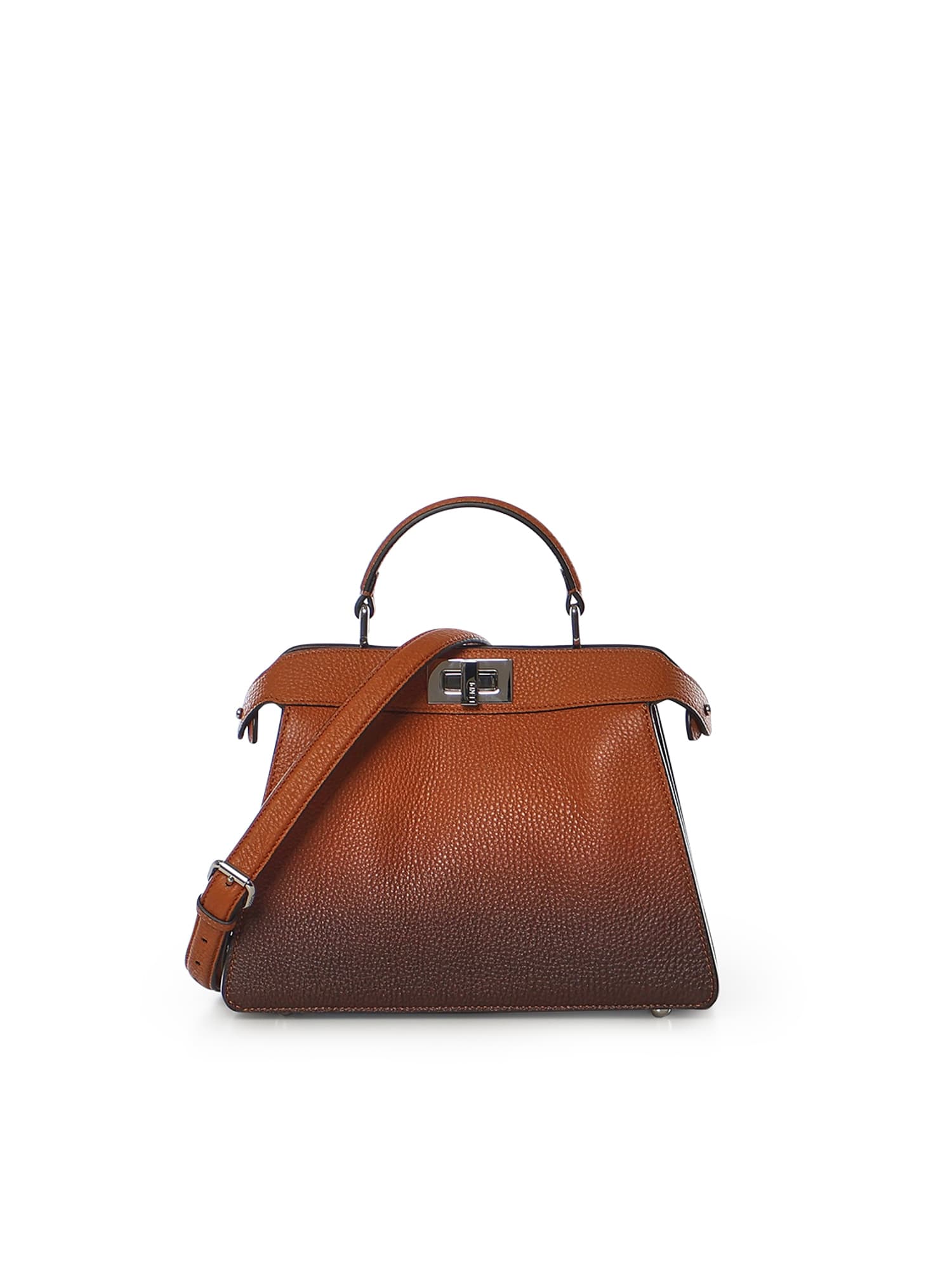 Fendi Iseeu Small Peekaboo Bag In Brown