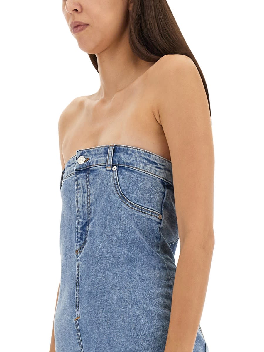 M05CH1N0 JEANS DENIM DRESS 