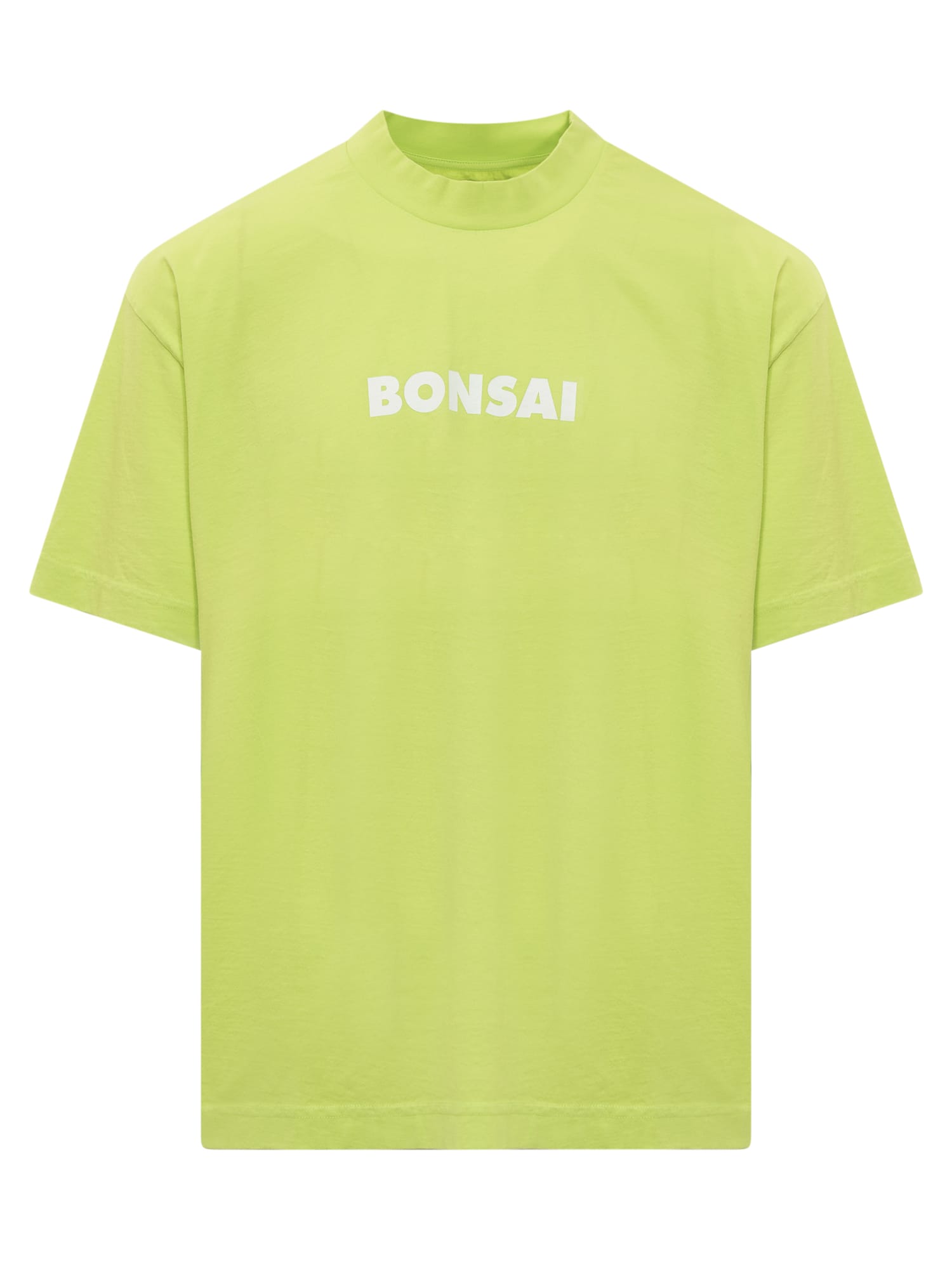 Shop Bonsai Logo T-shirt In Acid Green