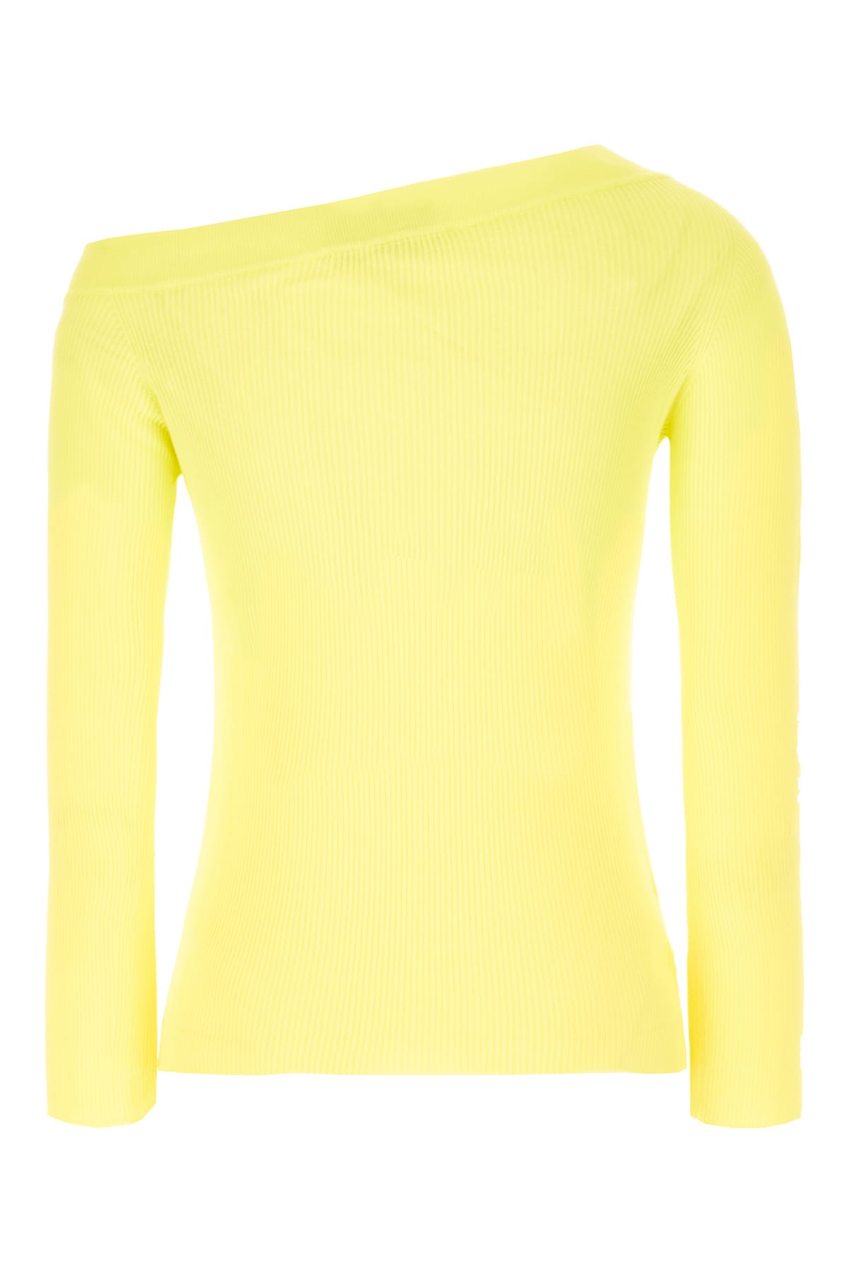 Shop Rochas Yellow Cotton Top In 736