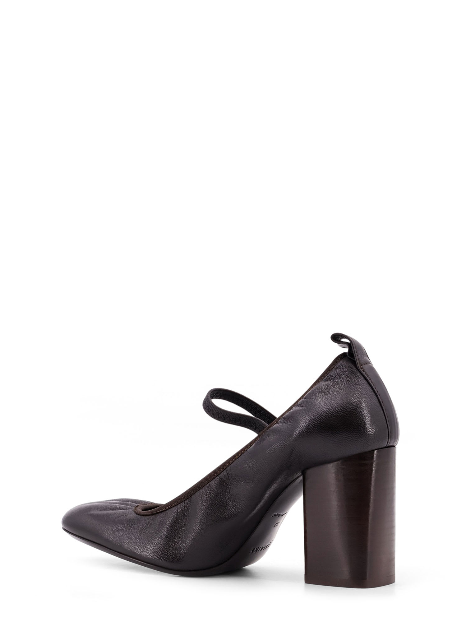 Shop Lemaire Ballerinas In Brown