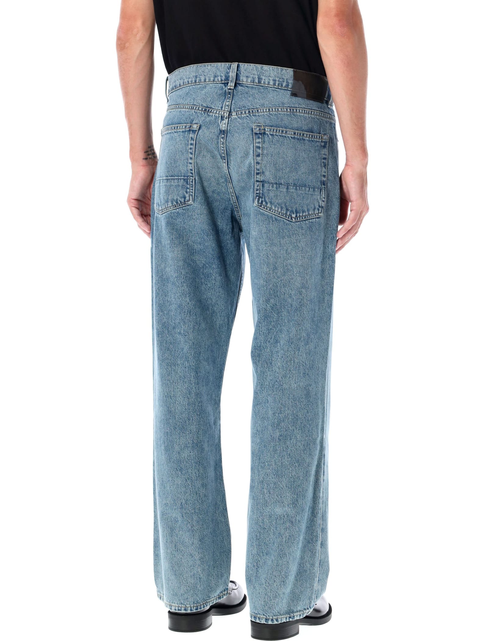 Shop Our Legacy Third Cut Jeans In Blue Tech