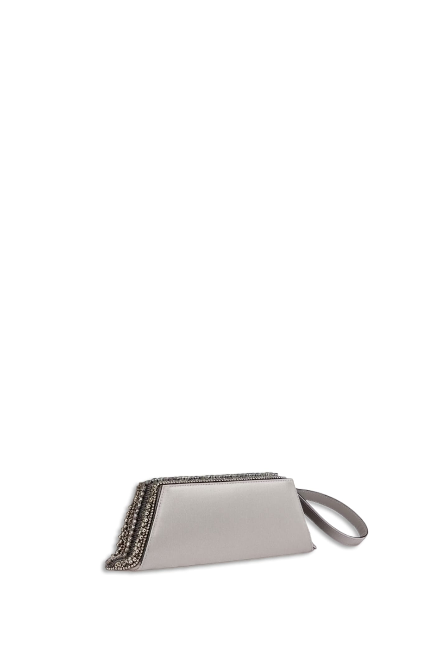 Shop Alberta Ferretti Handbag In Grey