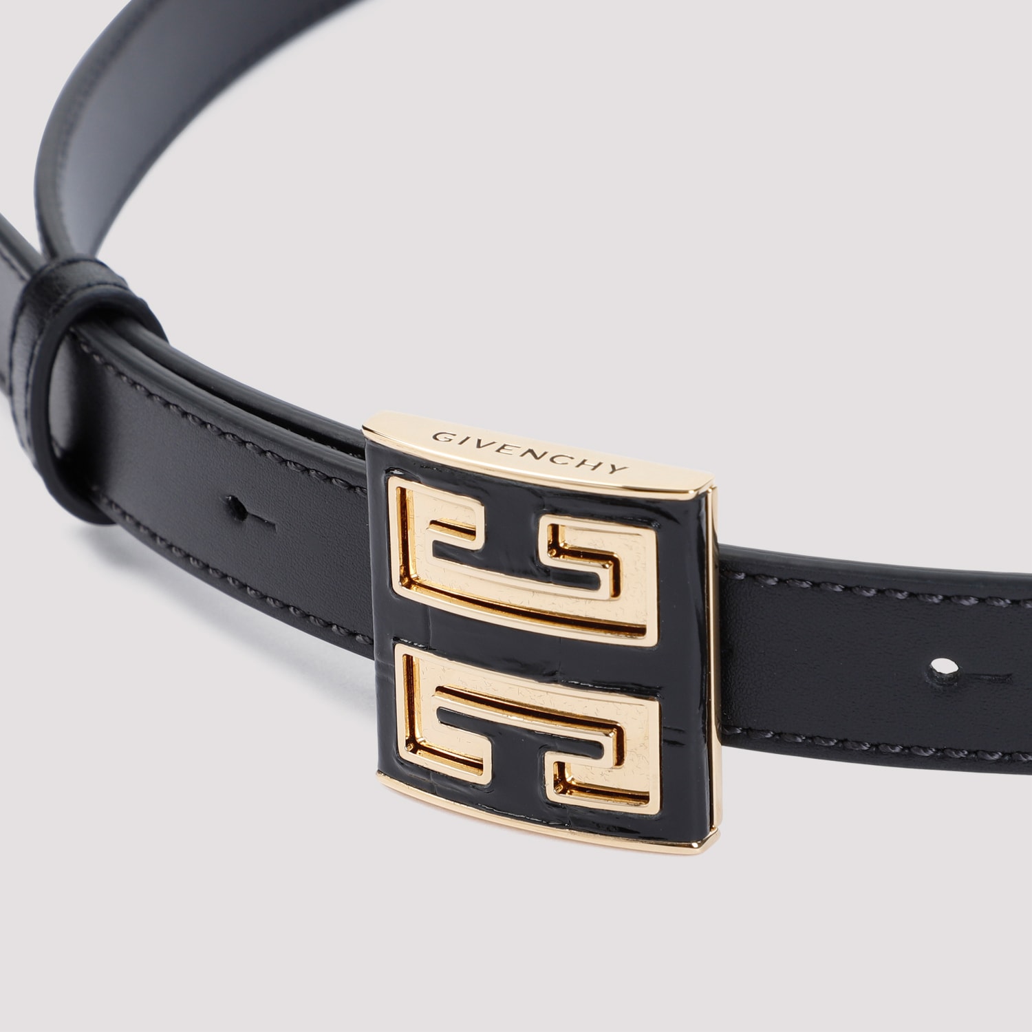 Shop Givenchy 4g - 20mm Belt In Black