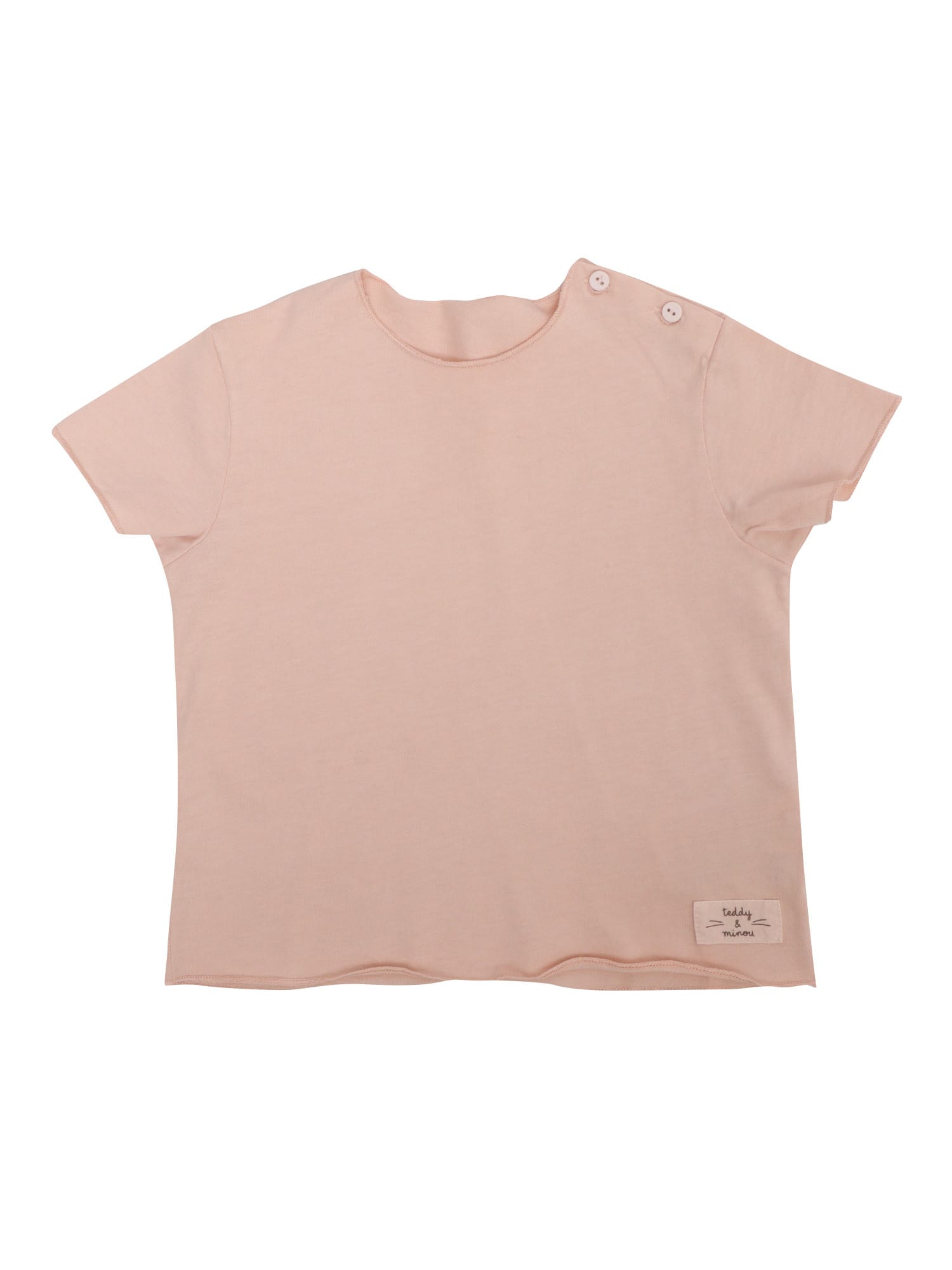 Shop Teddy &amp; Minou Basic Girl T-shirt In Multicolor