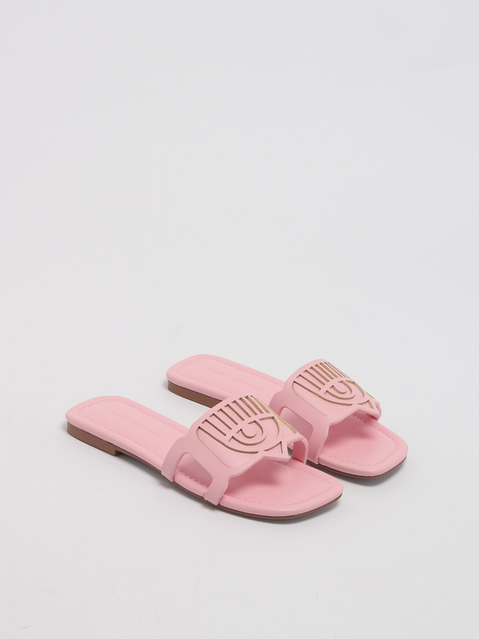 Shop Chiara Ferragni Cf Penelope Flat Shoes Flat Shoes In Rosa
