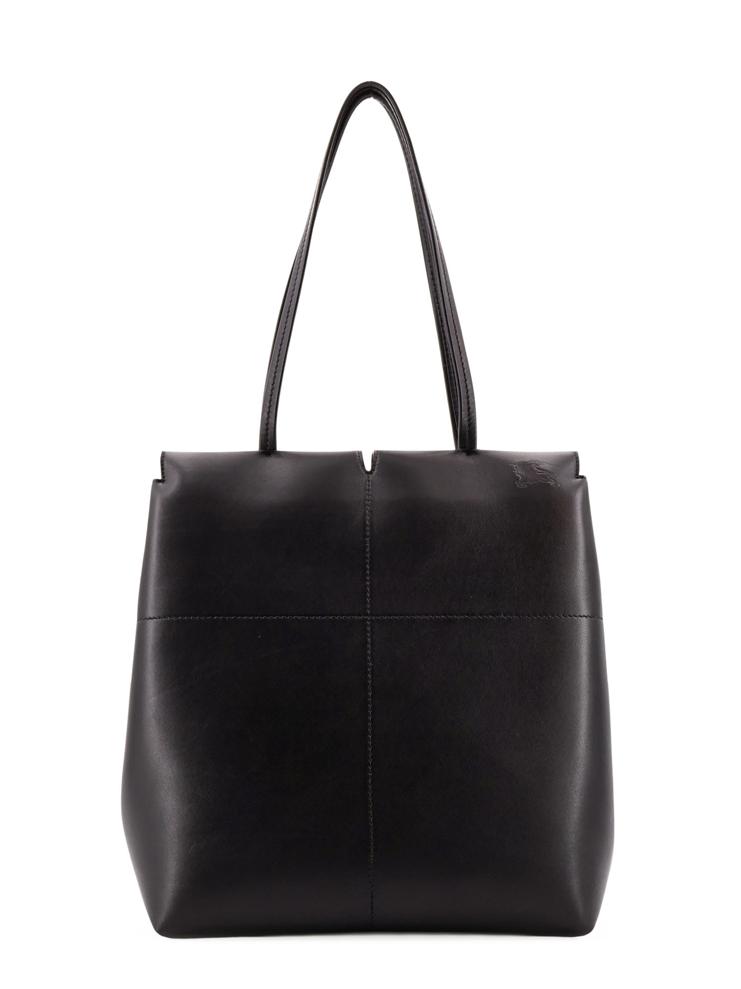 Shop Burberry Snip Shoulder Bag In Black