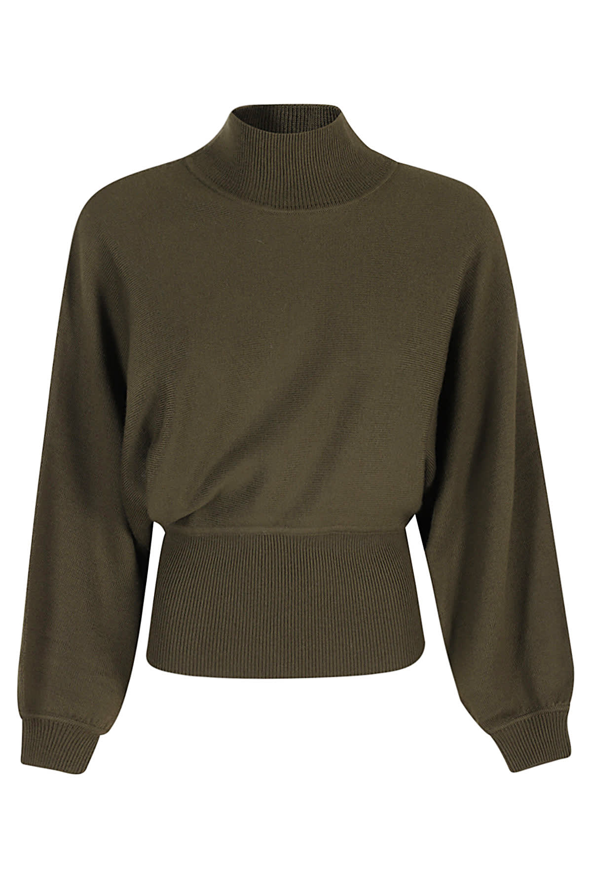 Shop Staud Karoline Sweater In Sggr Sergeant Green