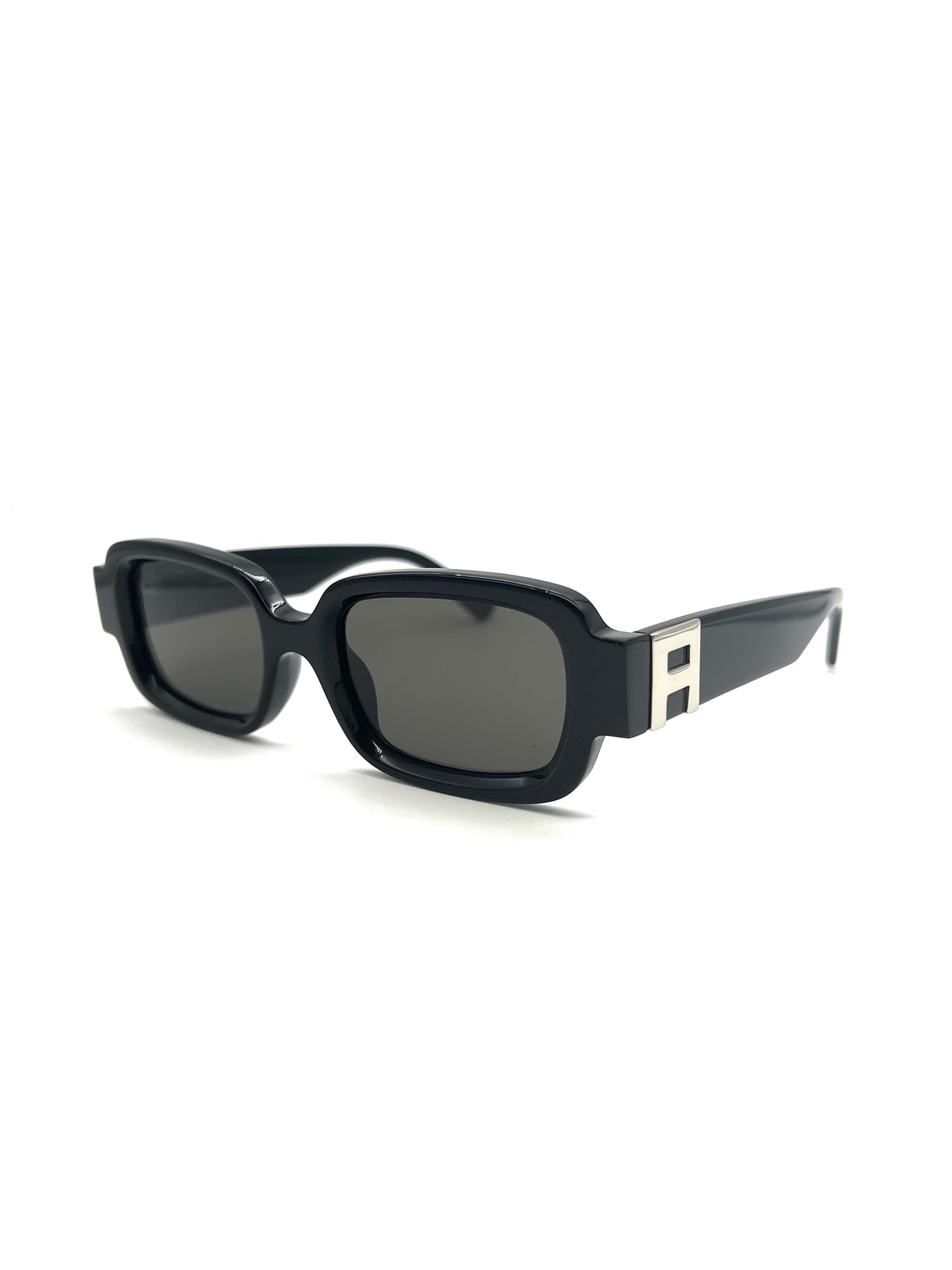 Shop Ambush Thia Beri006 Sunglasses In Black Dark Grey