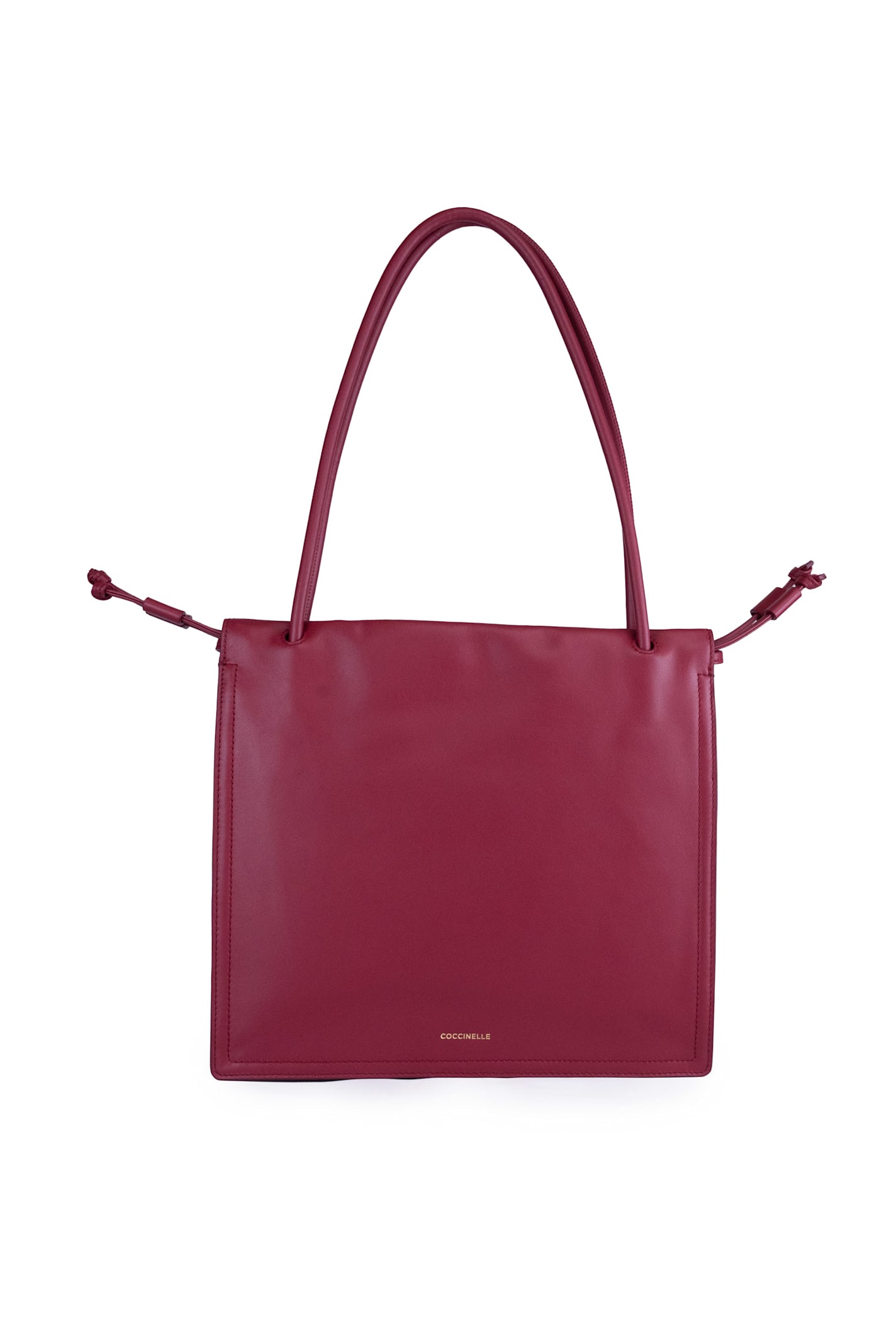 Shop Coccinelle Dulse Medium Leather Bag In Red