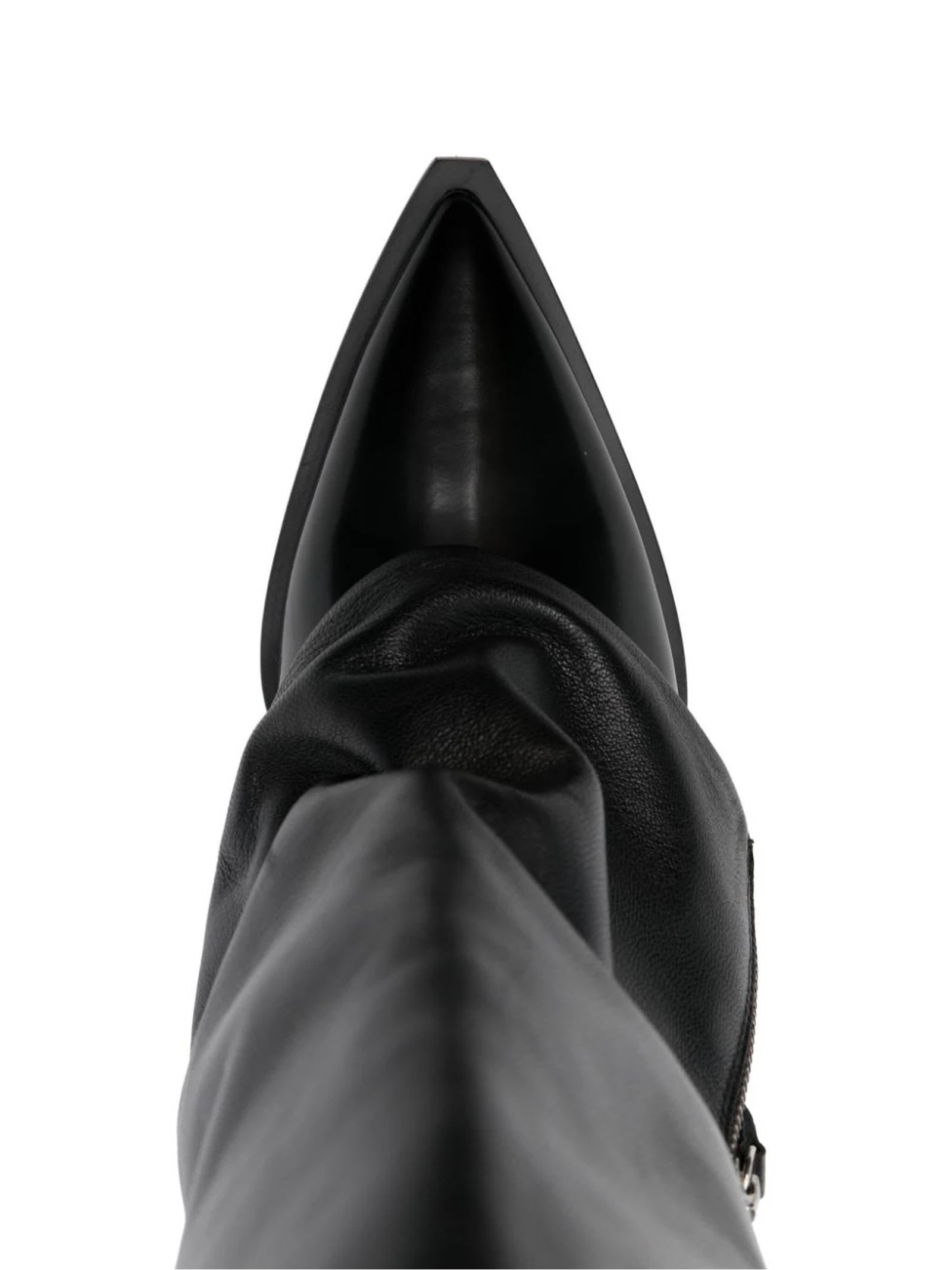 Shop Halmanera Black Tex 38 55mm Boots