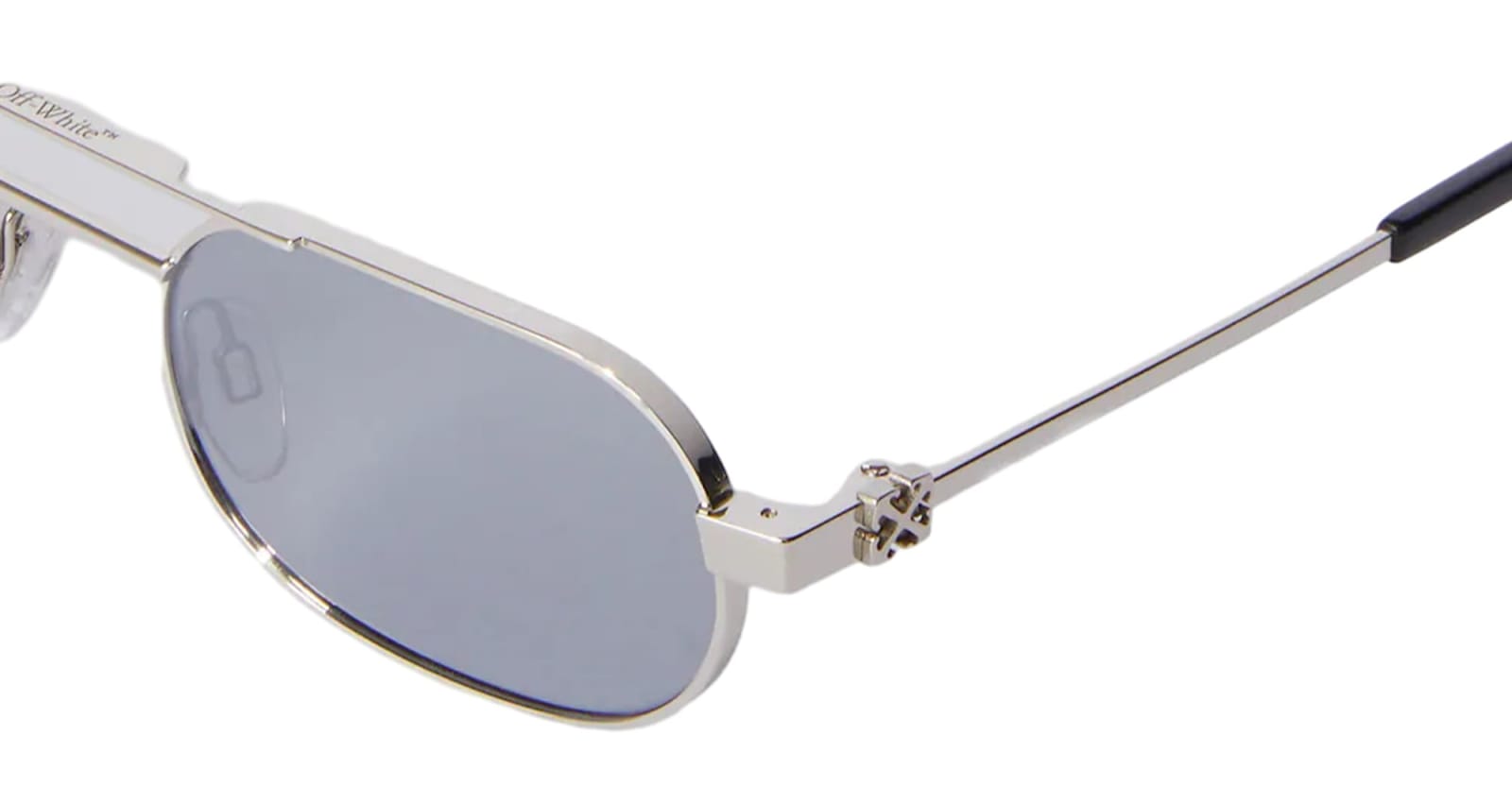 Shop Off-white Vaiden - Silver Sunglasses