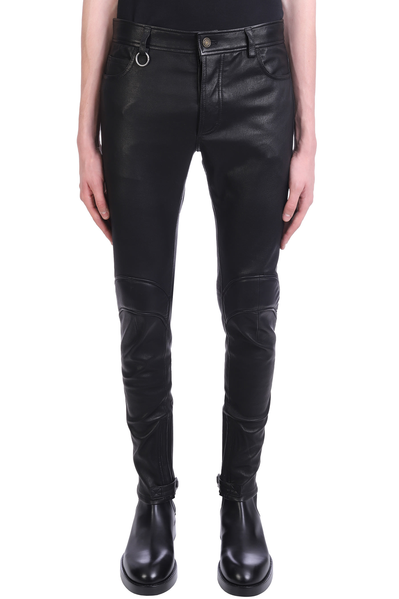 Jacob Lee Pants In Black Leather