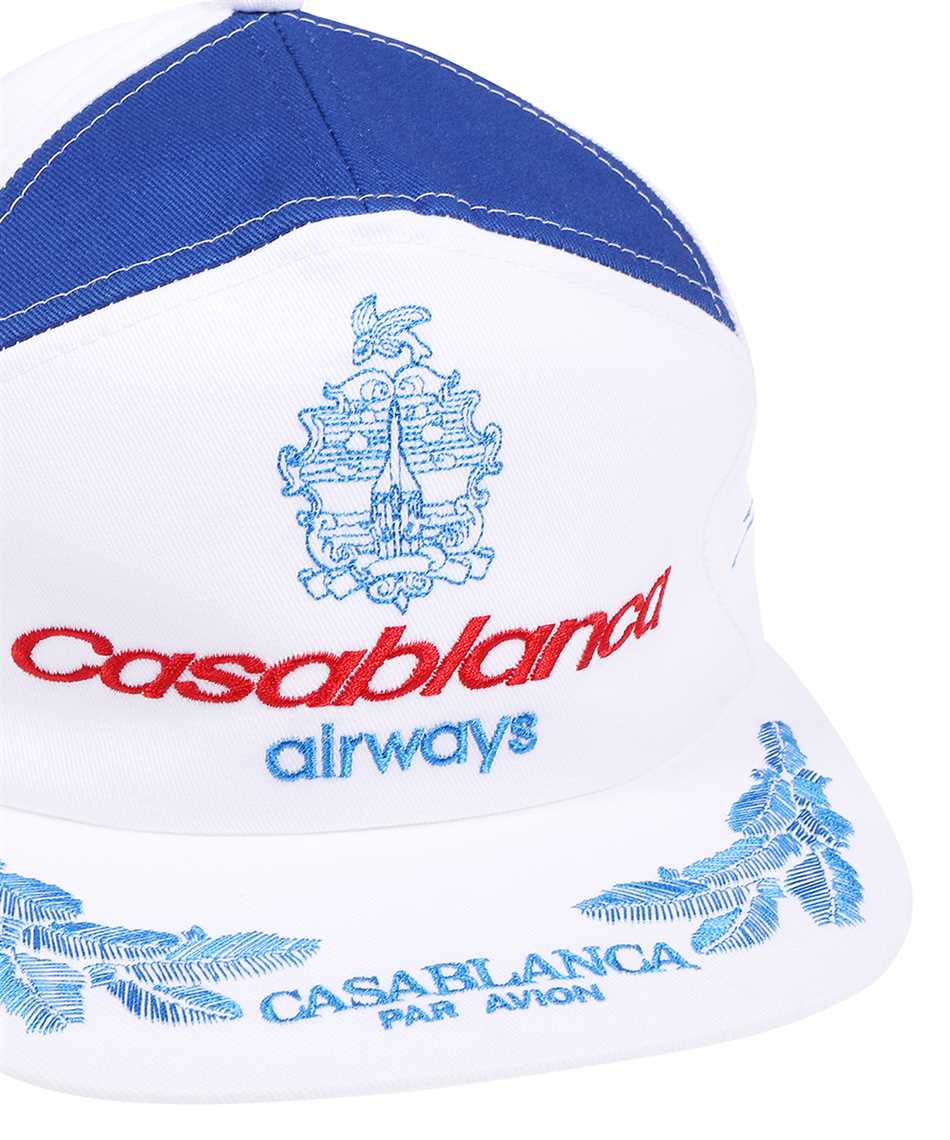 Shop Casablanca Baseball Cap In White