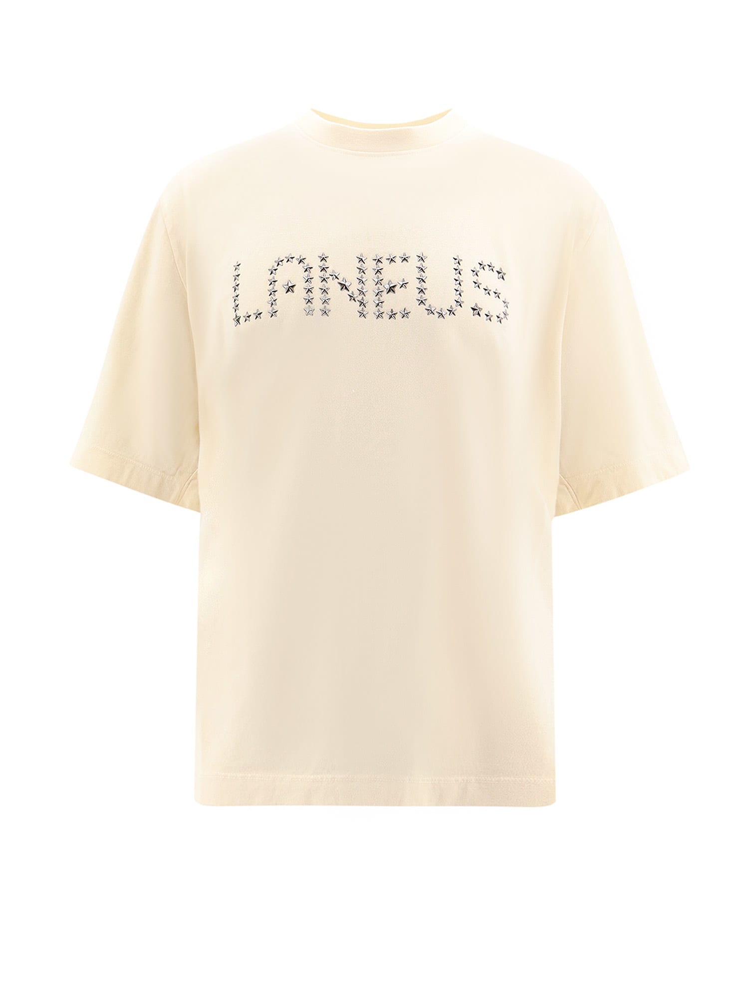 Shop Laneus T-shirt In Beige
