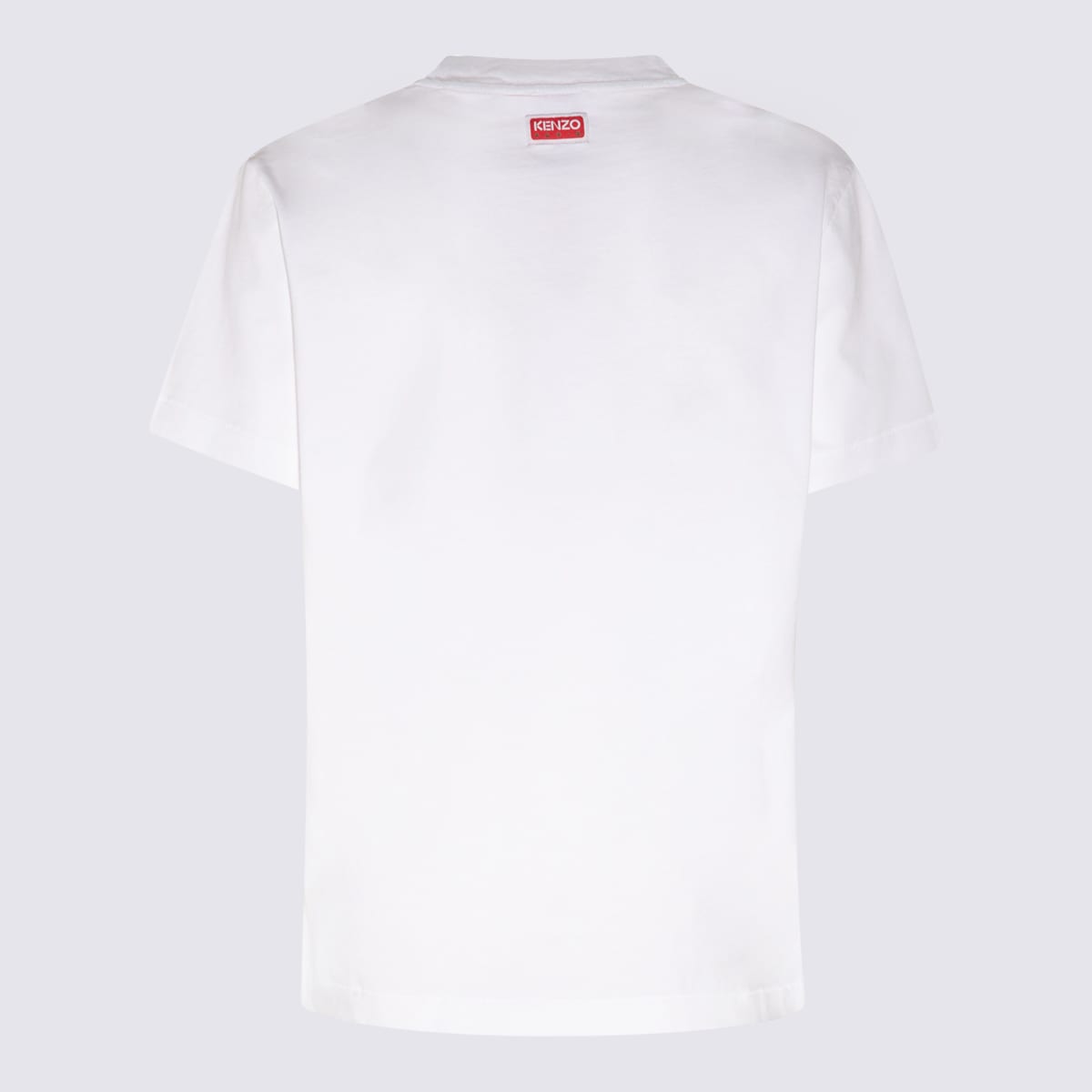 Shop Kenzo White Cotton Boke Flower T-shirt
