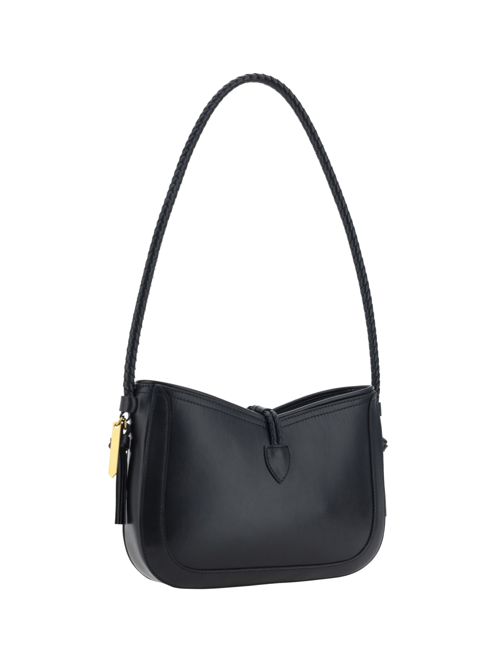 Shop Isabel Marant Vigo Shoulder Bag In Black