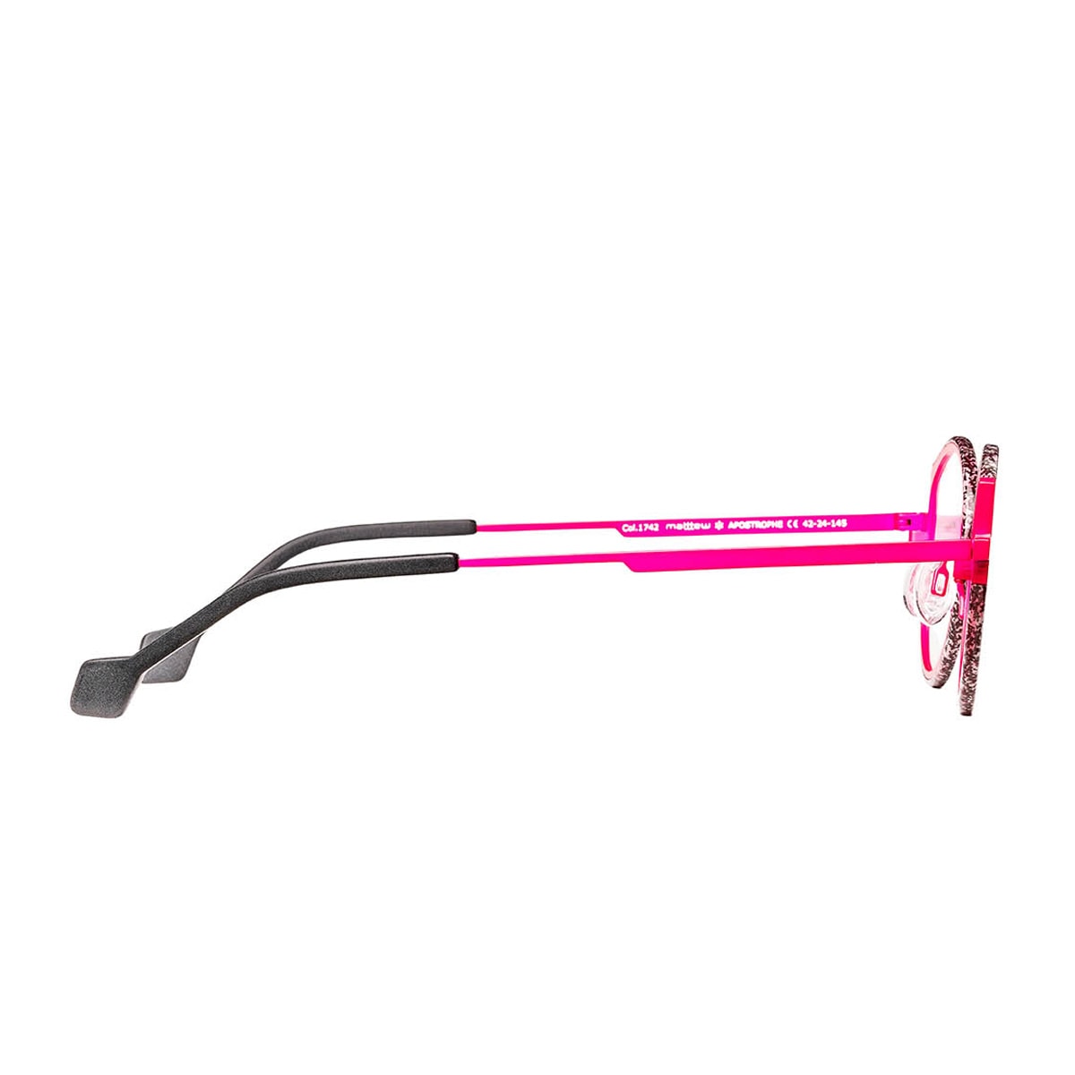 Matttew Apostrophe 1742 Rosa Fluo Glasses In Red