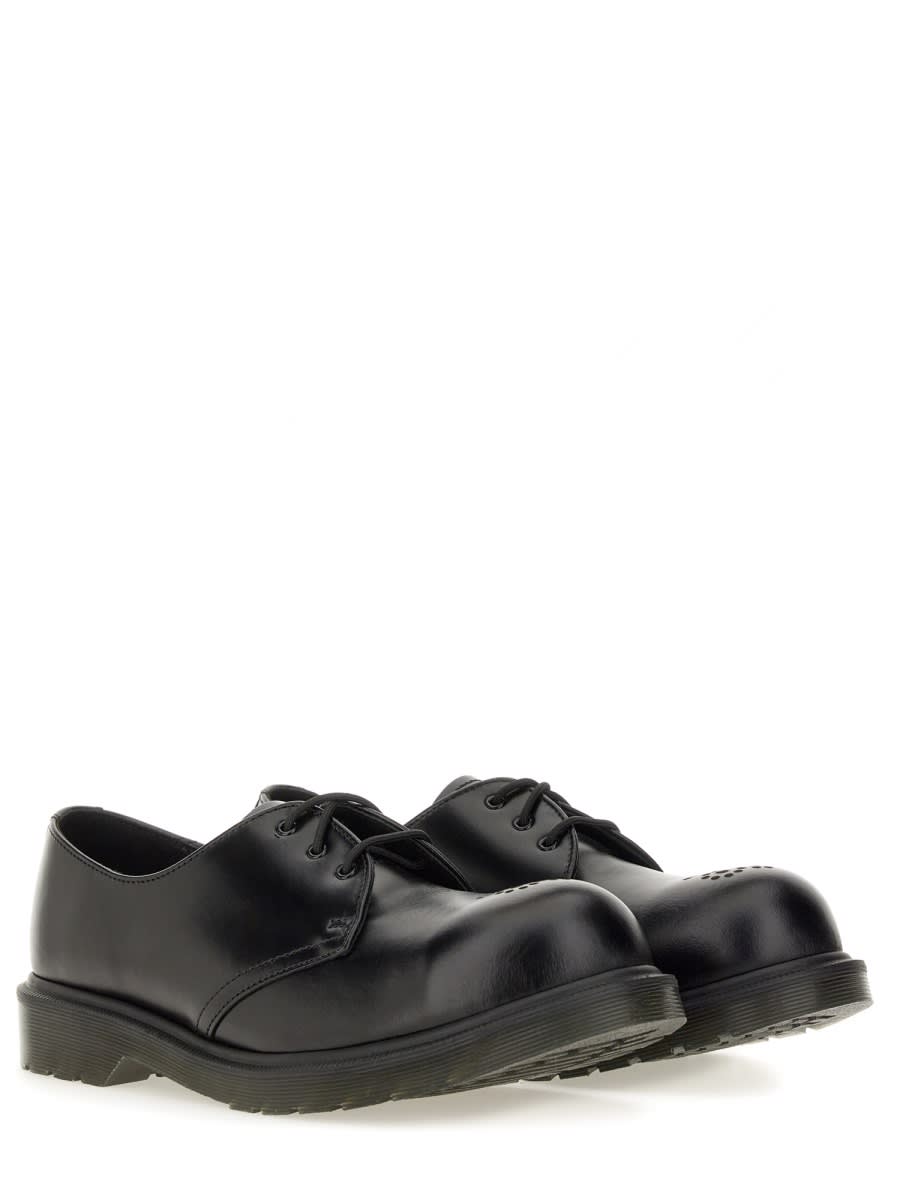 Shop Dr. Martens' Lace-up 1491 Analine In Black