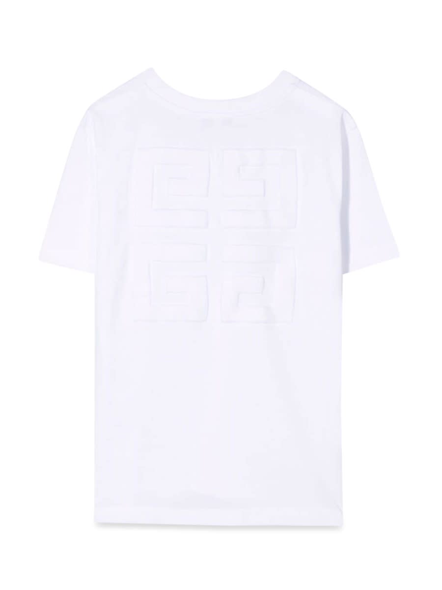 Givenchy Kids Kids Branded Cotton Tee In White