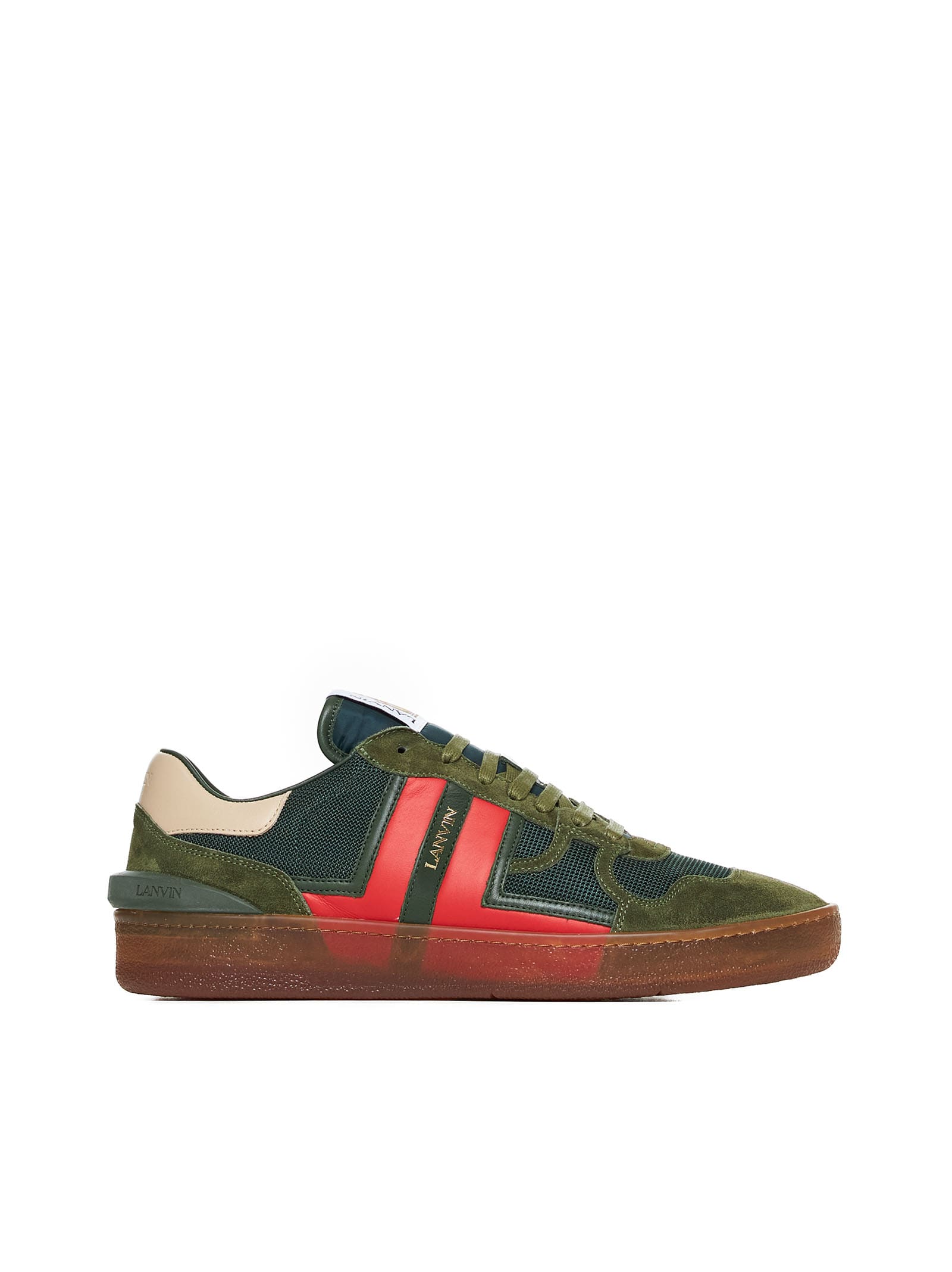 Shop Lanvin Sneakers In Green