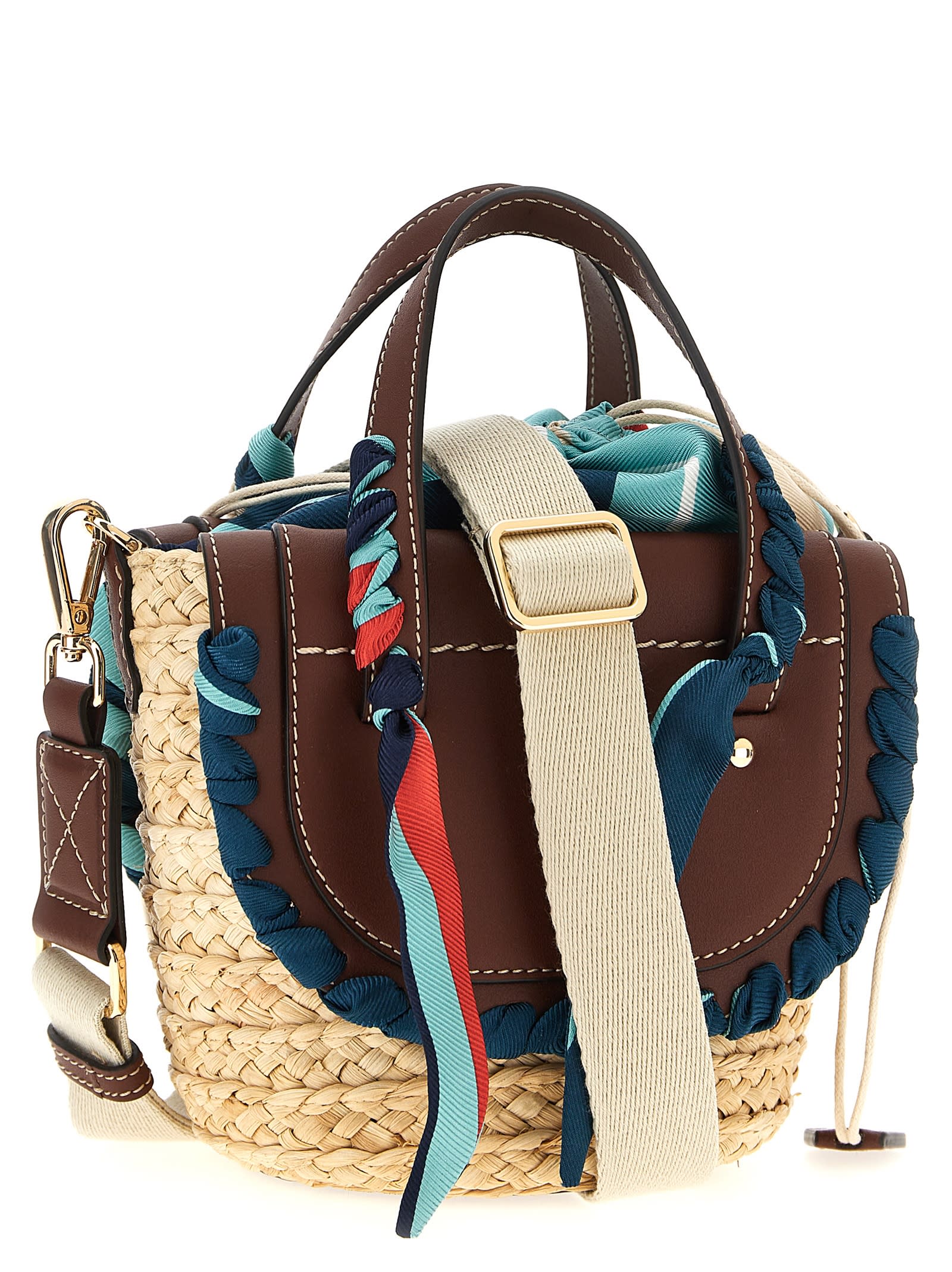 Cuba Lab Habanera Silk Tote Bag In Multi