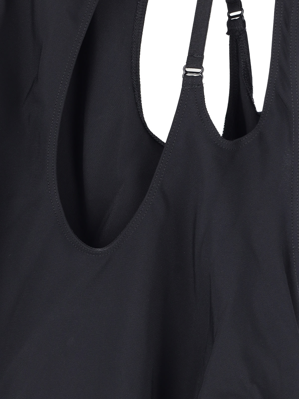 Shop Mugler Asymmetric Dress Midi Dress In Black