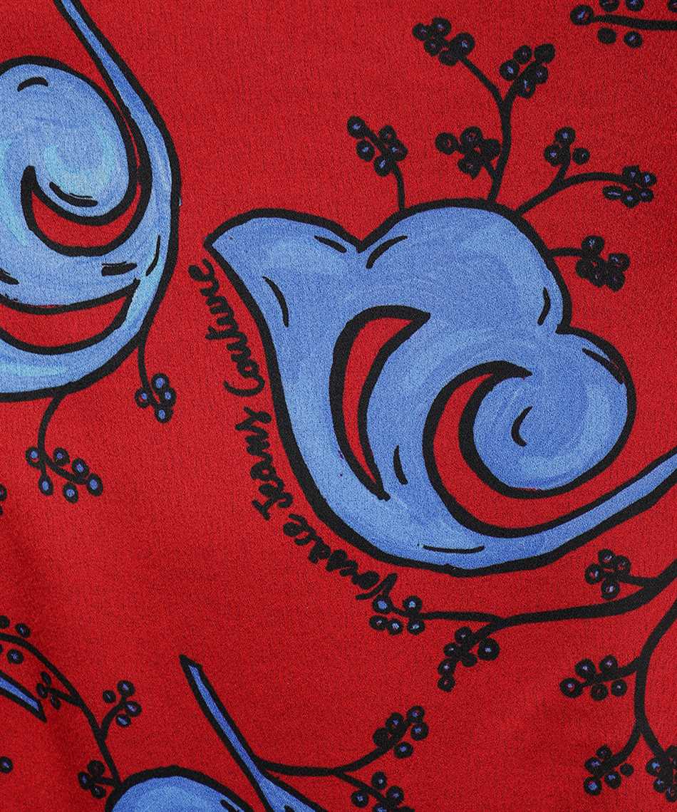 Versace Jeans Couture Printed Dress In Multi