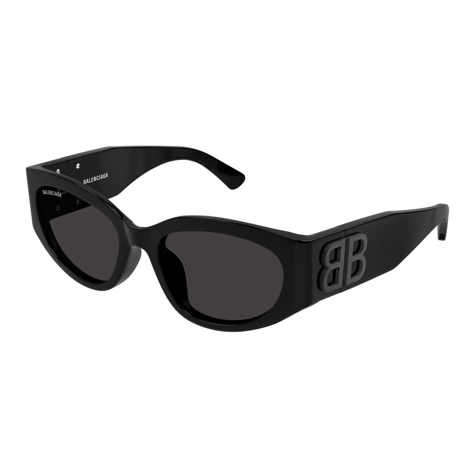 Shop Balenciaga Sunglasses In Nero/grigio