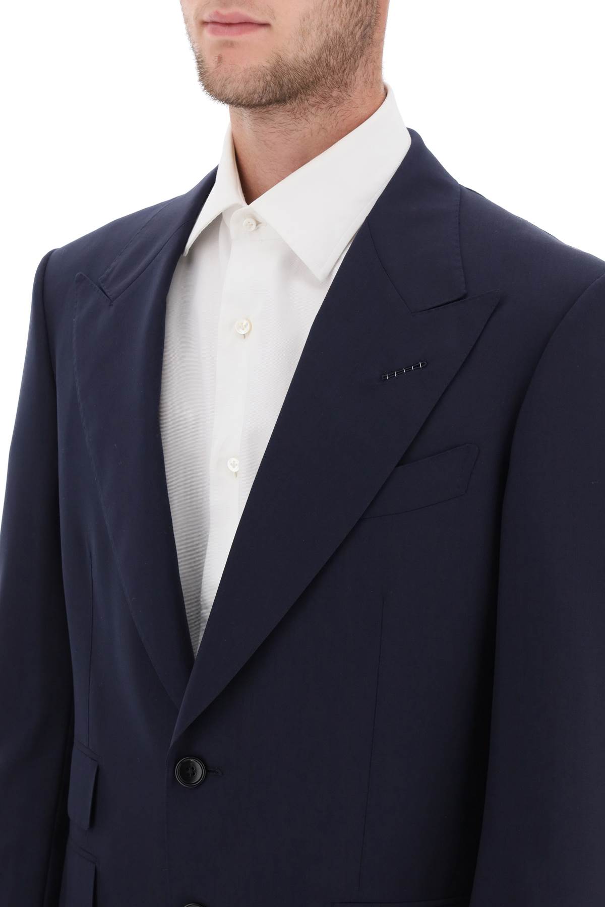 Shop Tom Ford Shelton Light Wool Suit In Blue