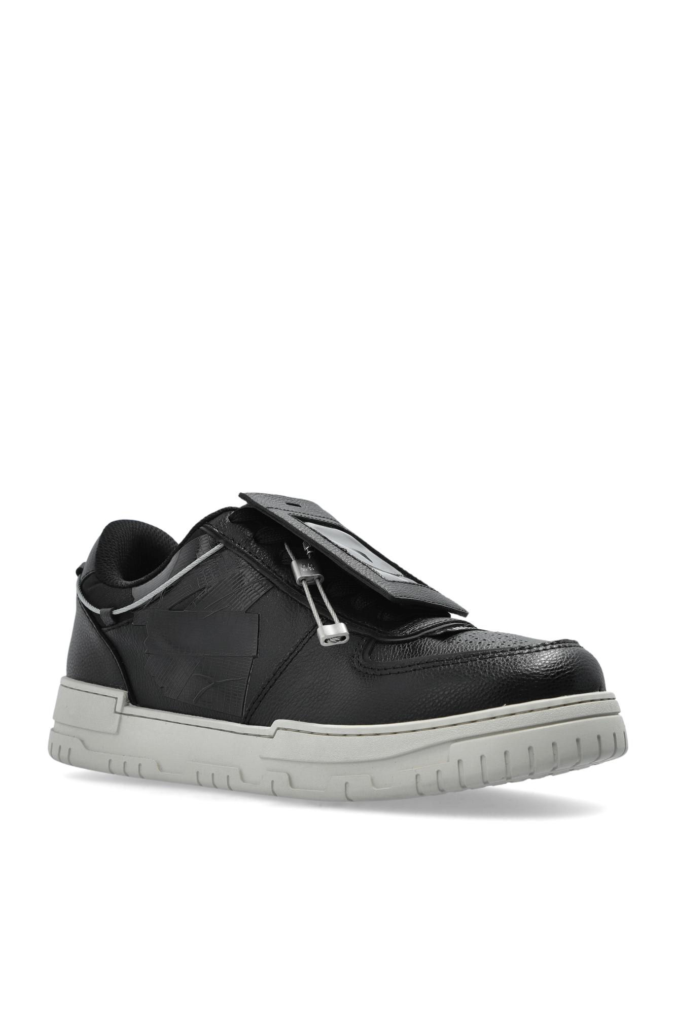 44 Label Group Polyester Sneakers In Black