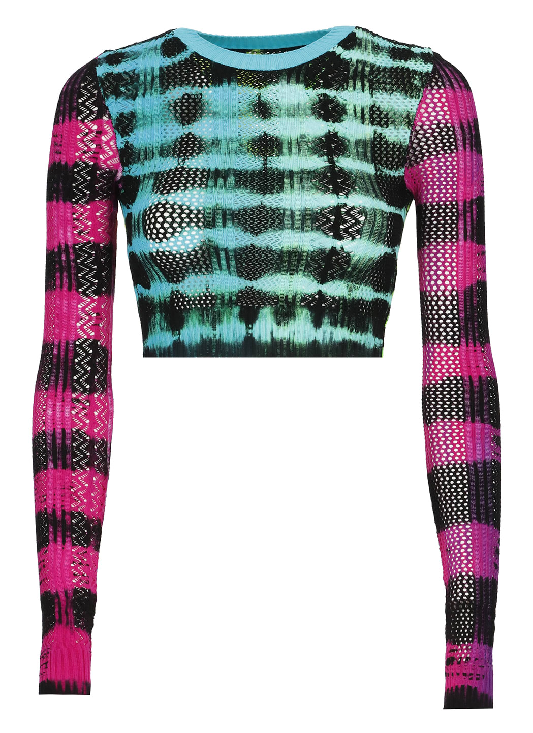 AGR MULTICOLOR CROPPED SWEATER