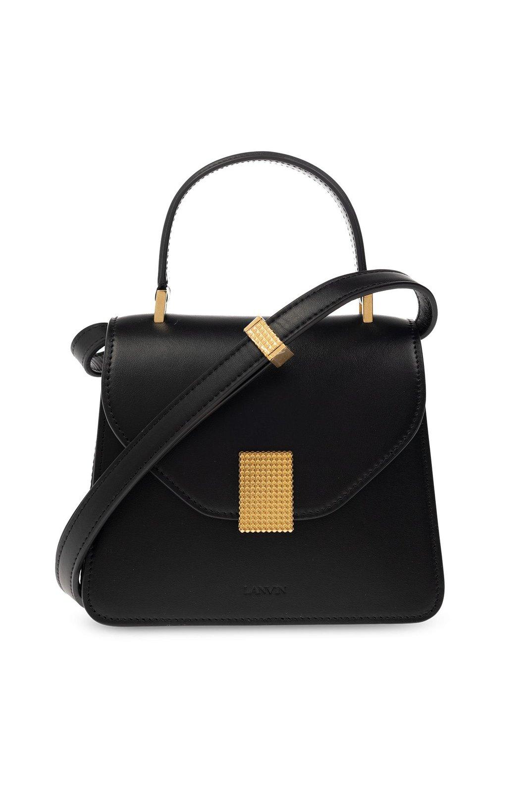 Shop Lanvin Concerto Tote Bag In Black