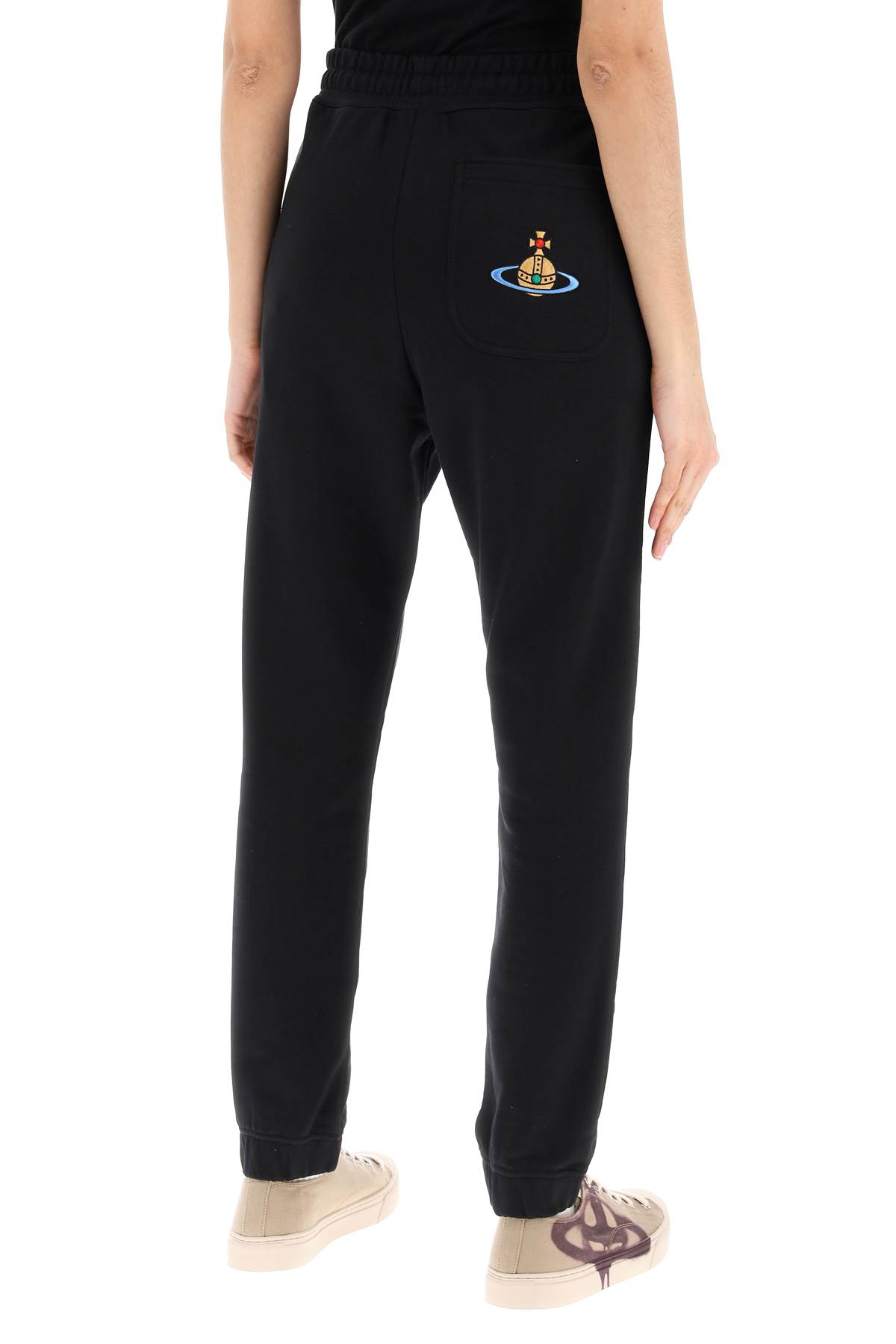 Shop Vivienne Westwood Classic Jogger Pants In Black (black)