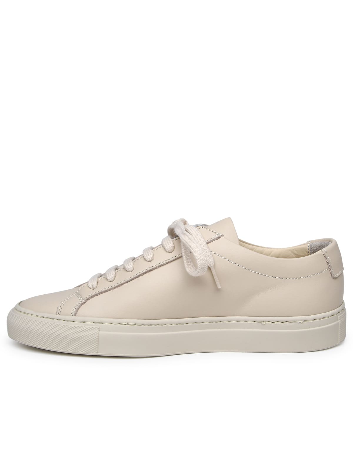 Shop Common Projects Achilles Ivory Leather Sneakers In Avorio