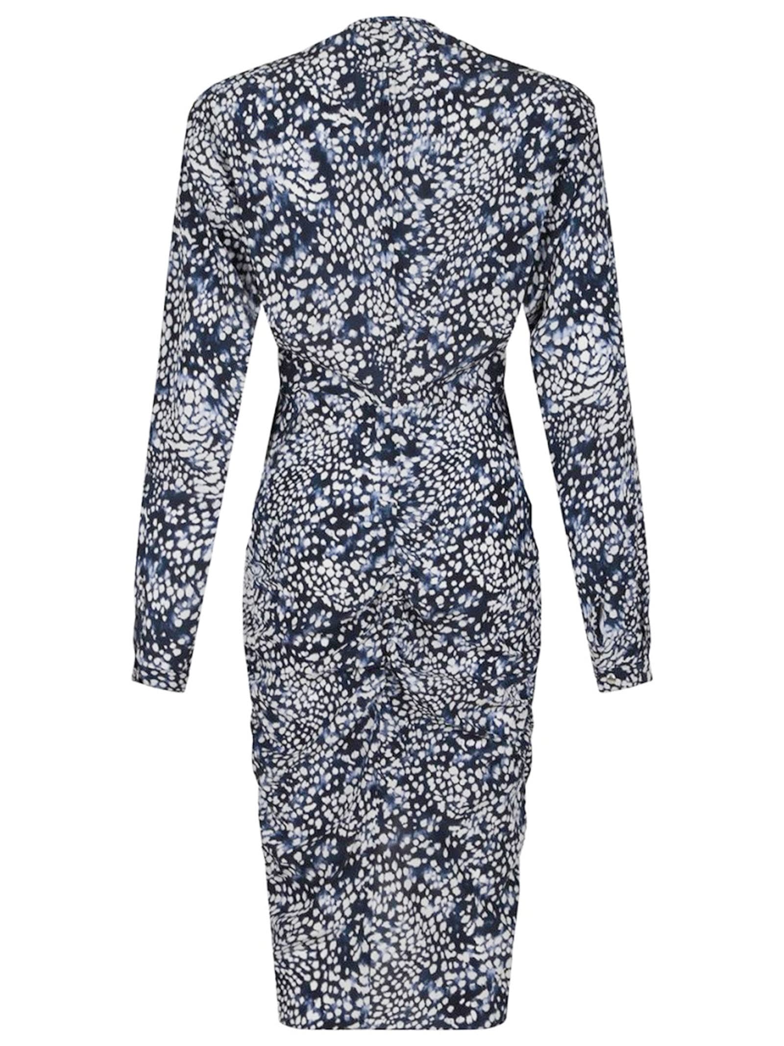 Shop Isabel Marant Hermina Midi Dress In Blue