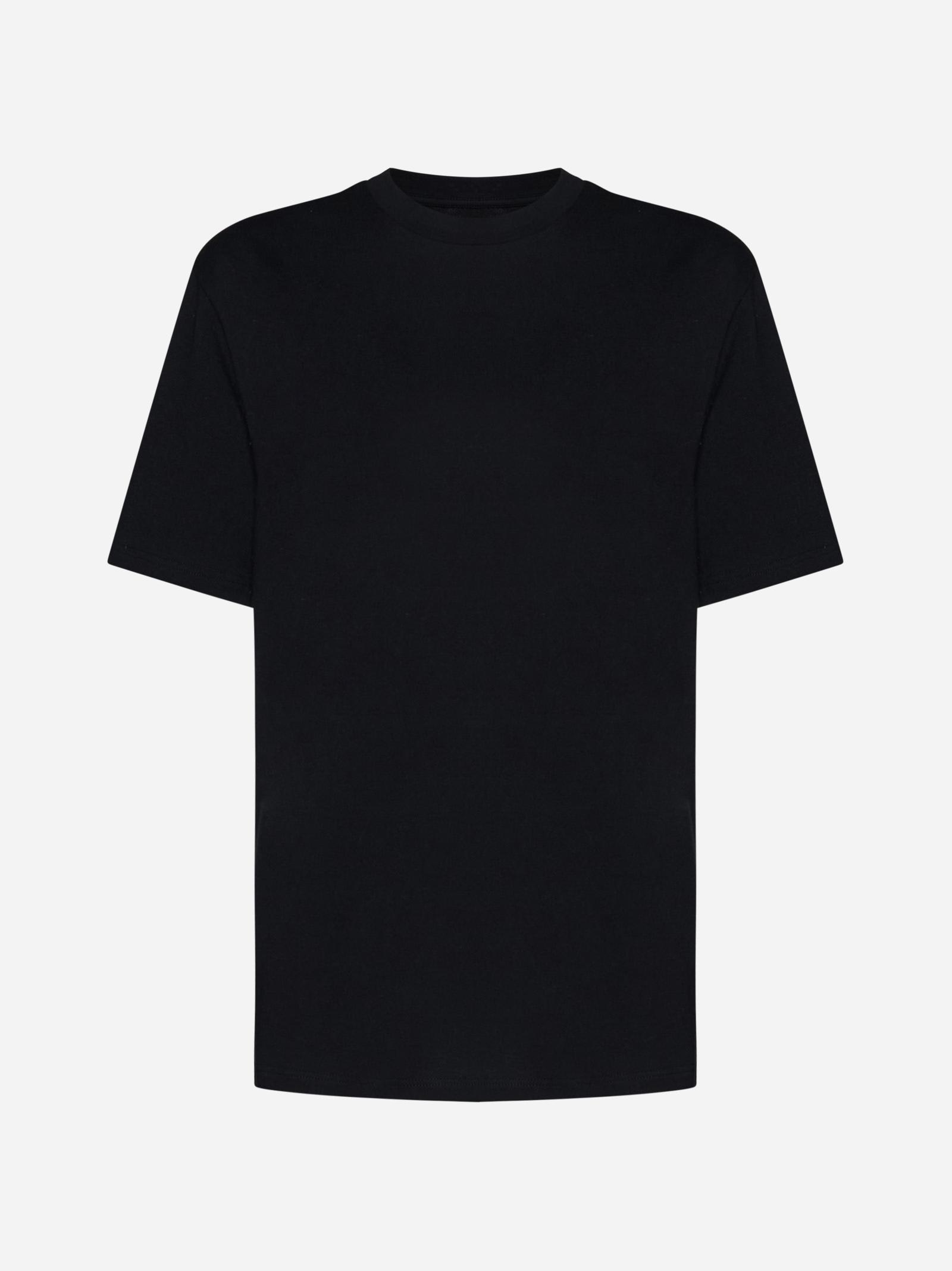 Shop Jil Sander Cotton T-shirt In Nero